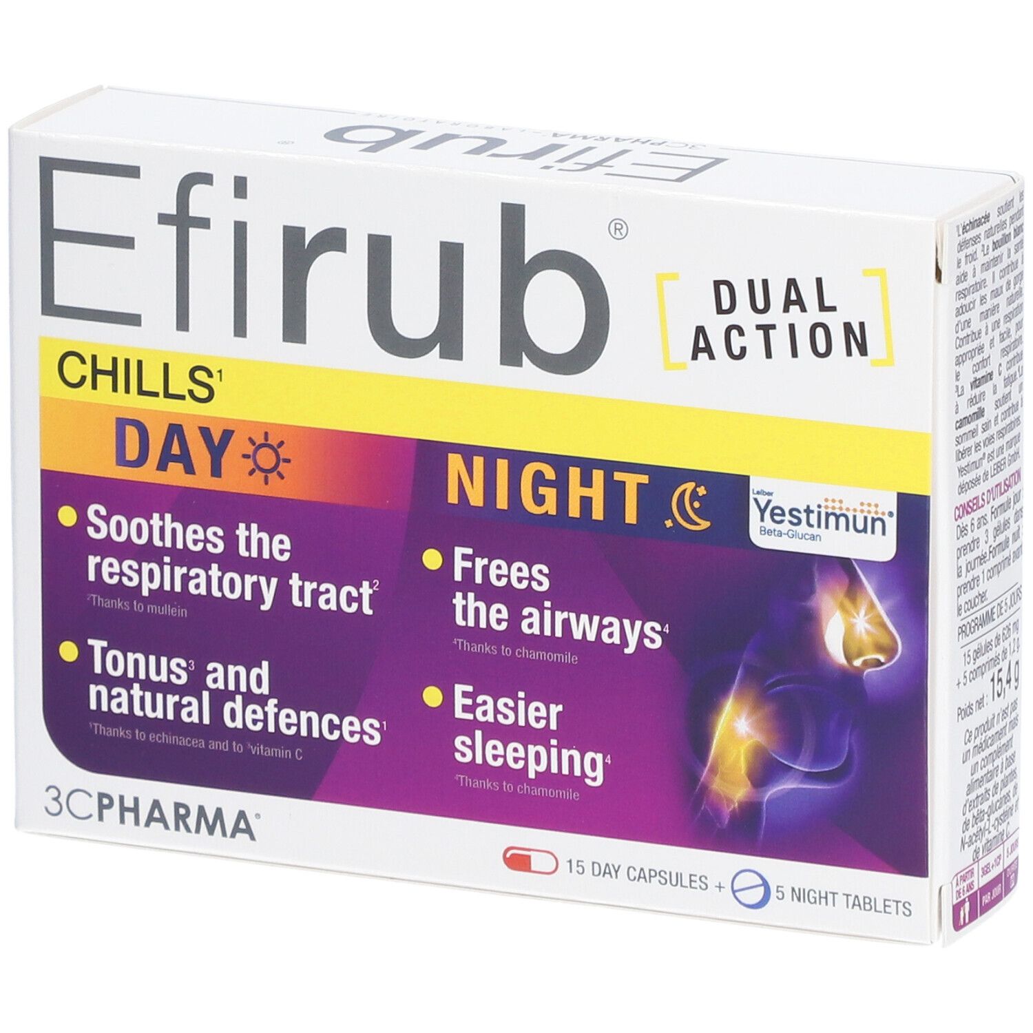 3C PHARMA Efirub® Double Action Coups de Froid