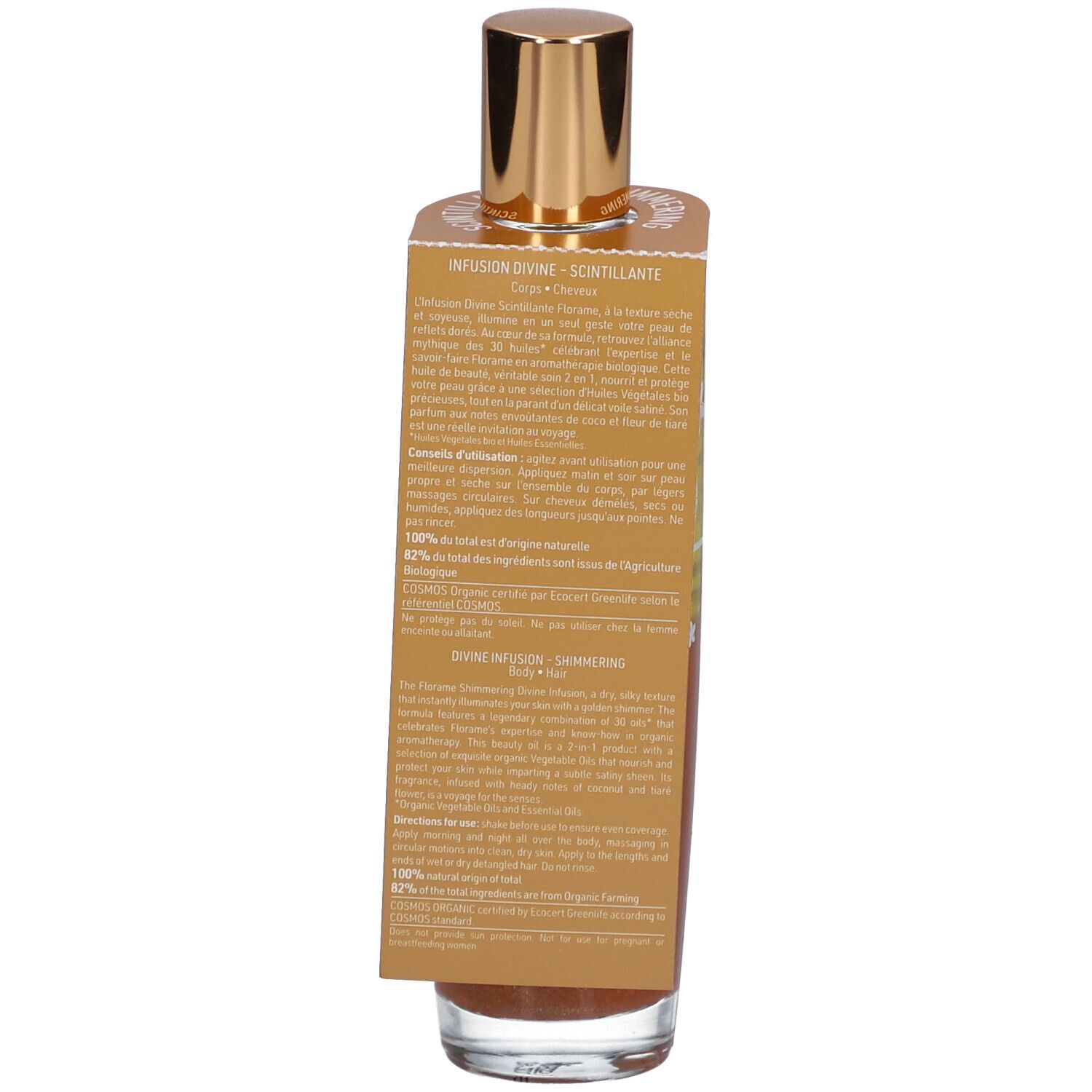 FLORAME Infusion divine Huile sèche scintillante