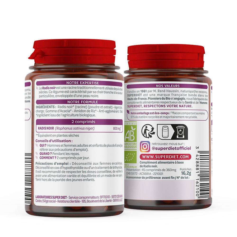 SUPER DIET Radis noir Bio