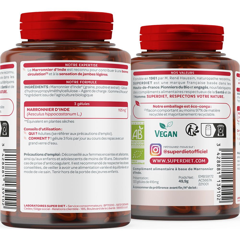 SUPER DIET Marronnier d'inde Bio Circulation
