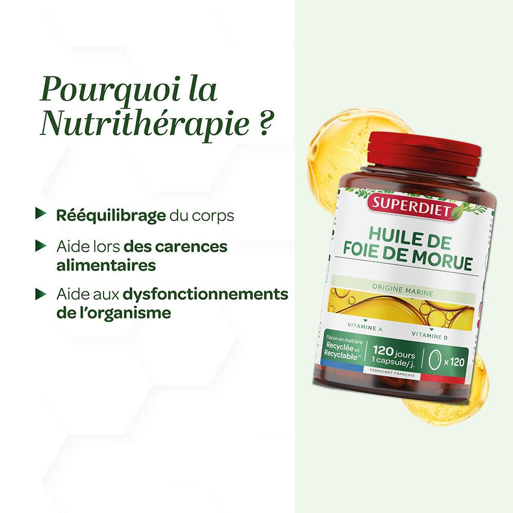 SUPER DIET Huile de Foie de Morue