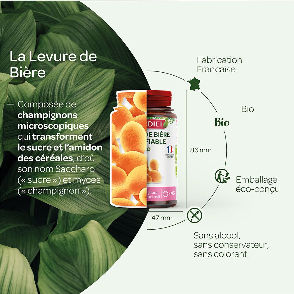 SUPER DIET Levure de bière revivifiable Bio