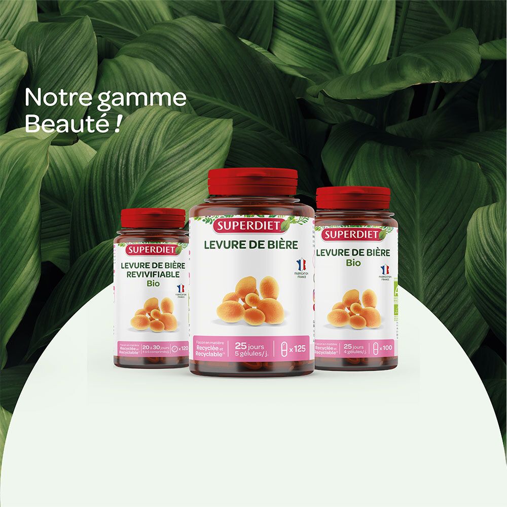 SUPER DIET Levure de bière revivifiable Bio