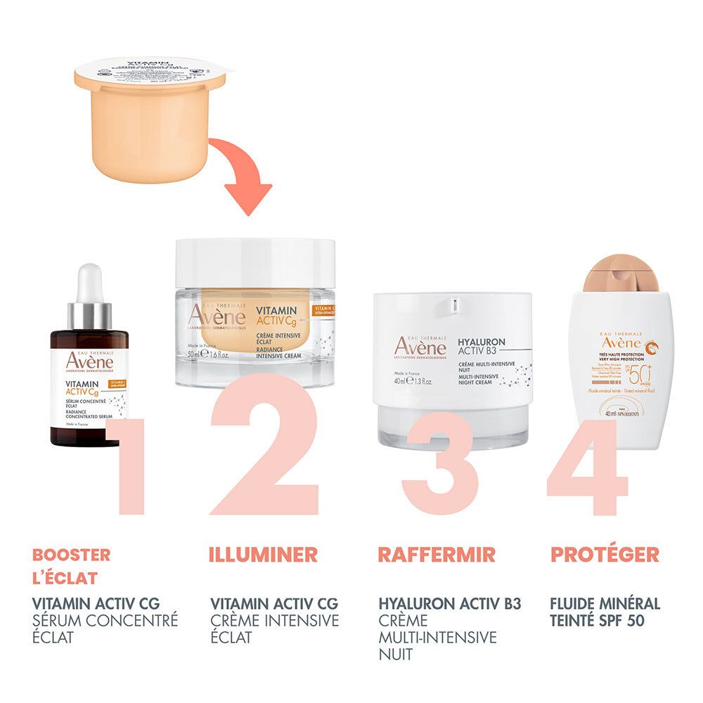 AVENE Vitamin Acitv Cg Crème intensive éclat recharge