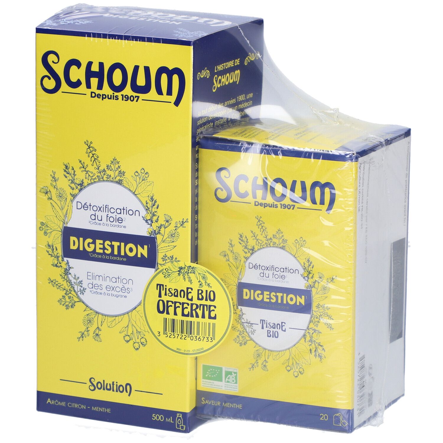 3 CHÈNES SCHOUM DIGESTION SOLUTION Solution et Tisane