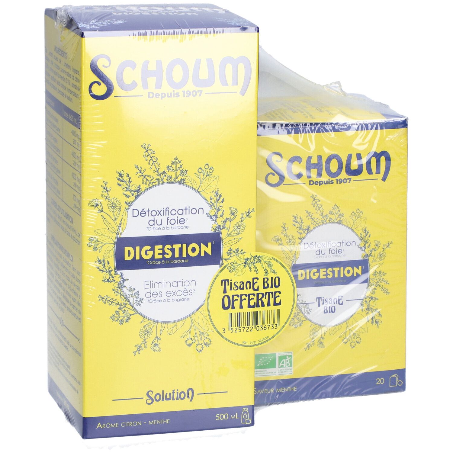 3 CHÈNES SCHOUM DIGESTION SOLUTION Solution et Tisane