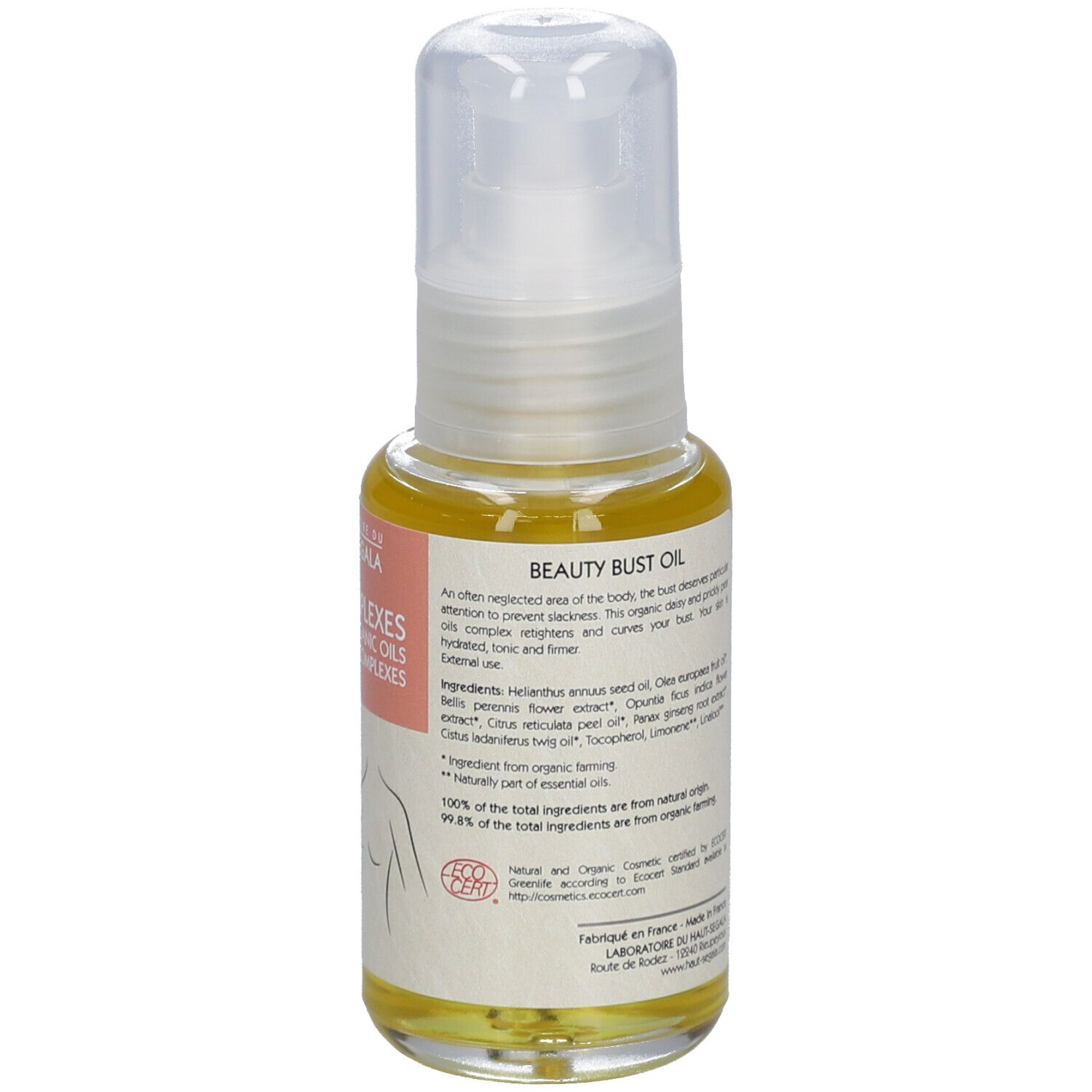 Laboratoire du Haut-Ségala Huile Beauté du Buste Bio
