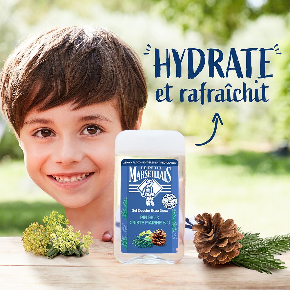 Le Petit Marseillais Gel douche Extra doux Pin bio & Criste Marine bio