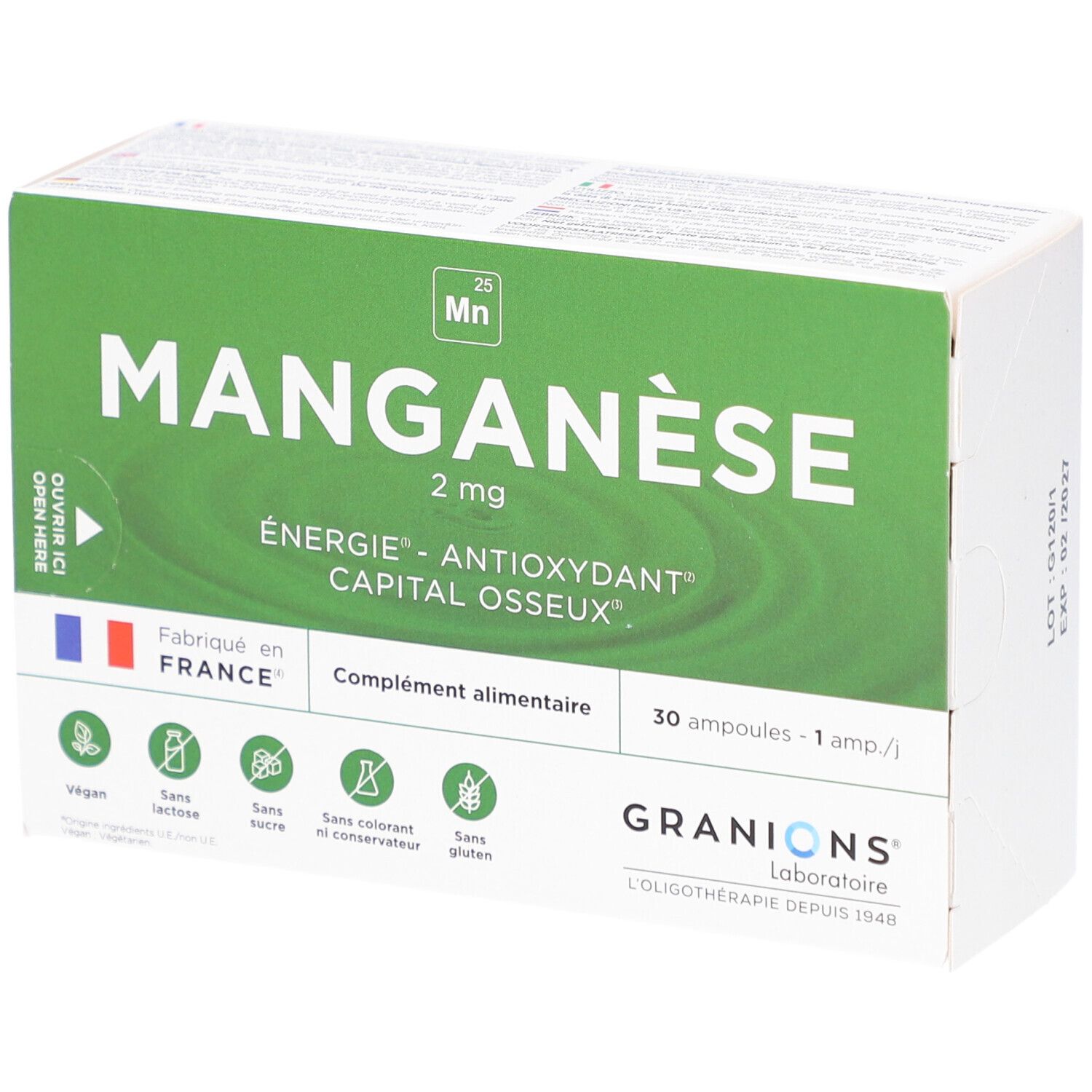 GRANIONS Manganèse