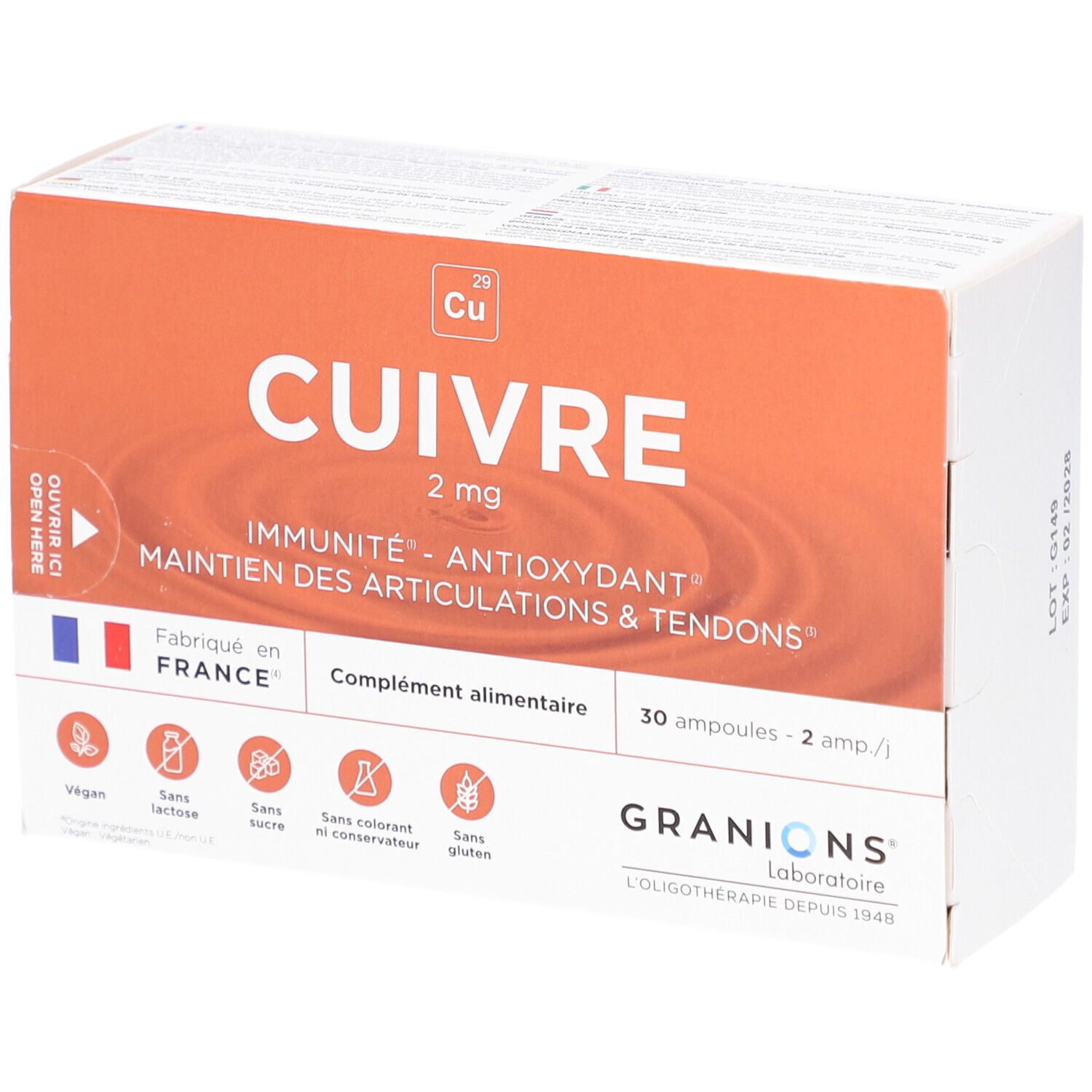 GRANIONS Cuivre