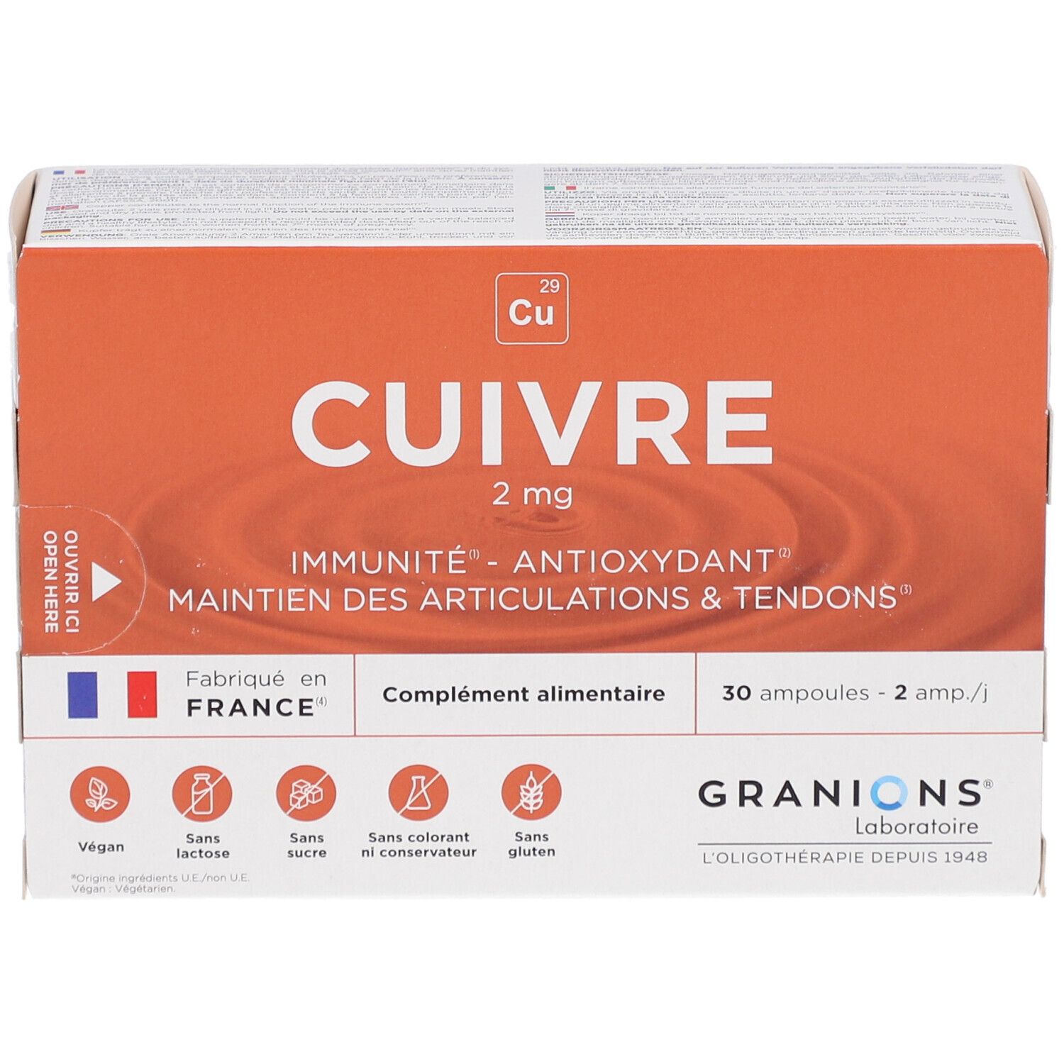 GRANIONS Cuivre