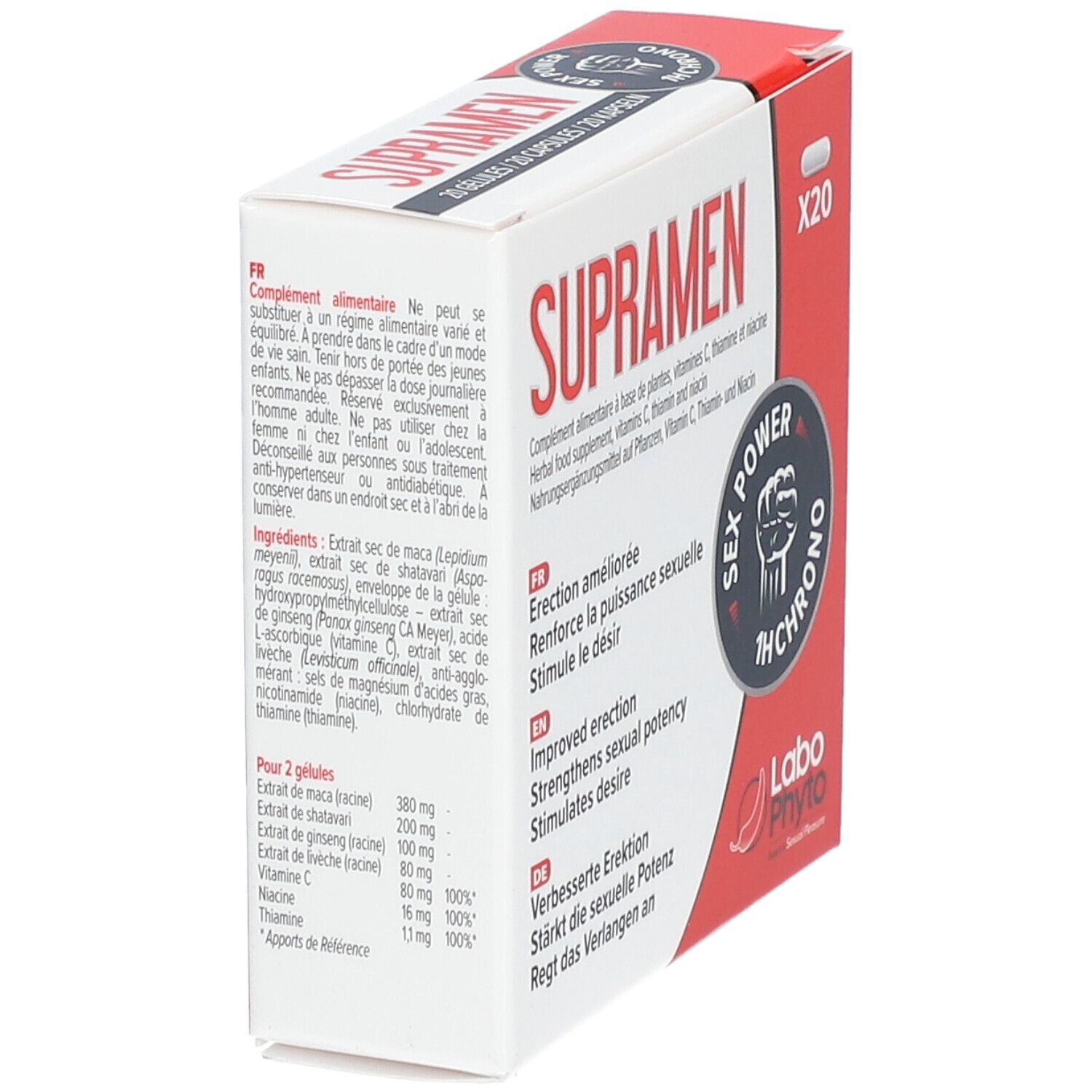 LABOPHYTO Supramen Erection améliorée
