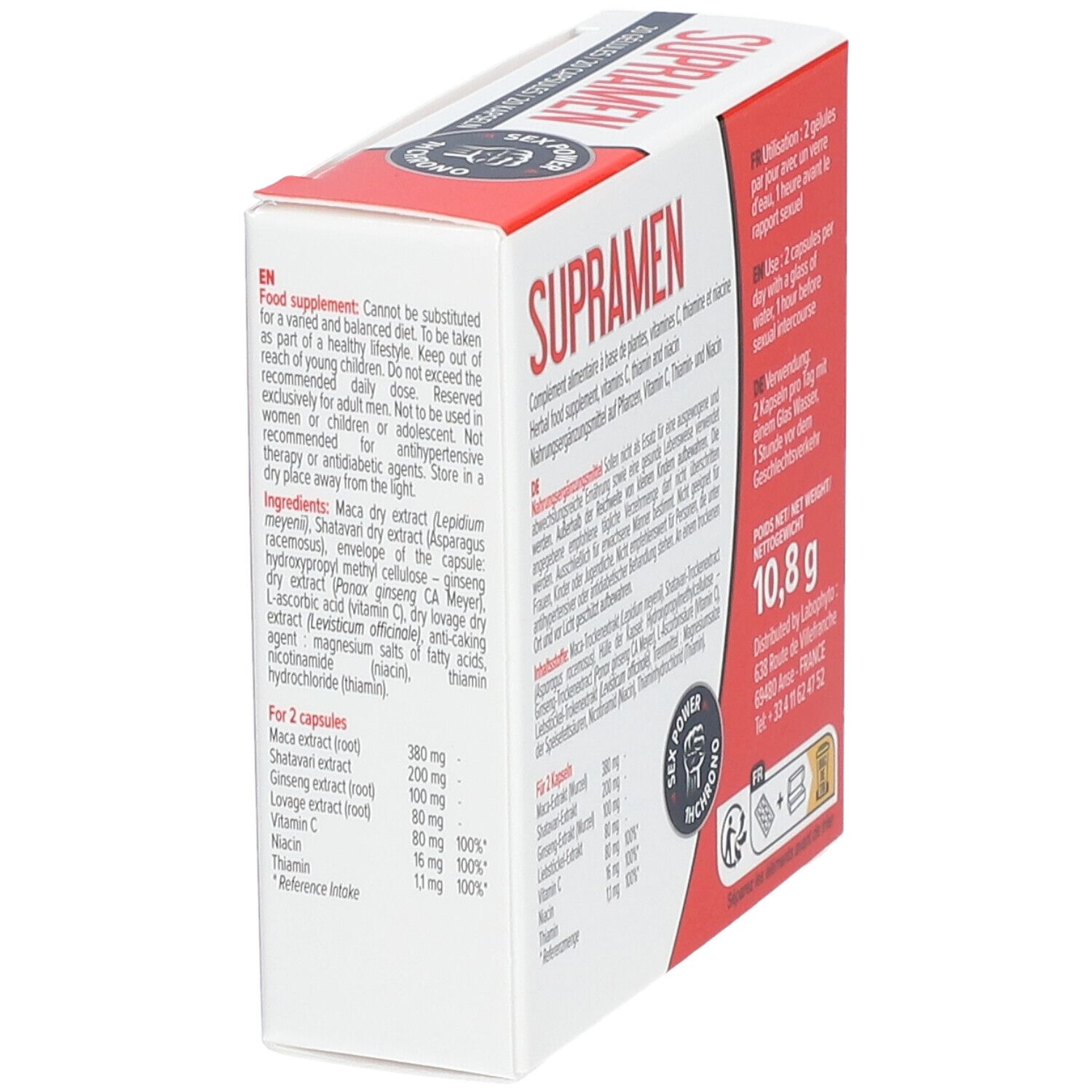 LABOPHYTO Supramen Erection améliorée