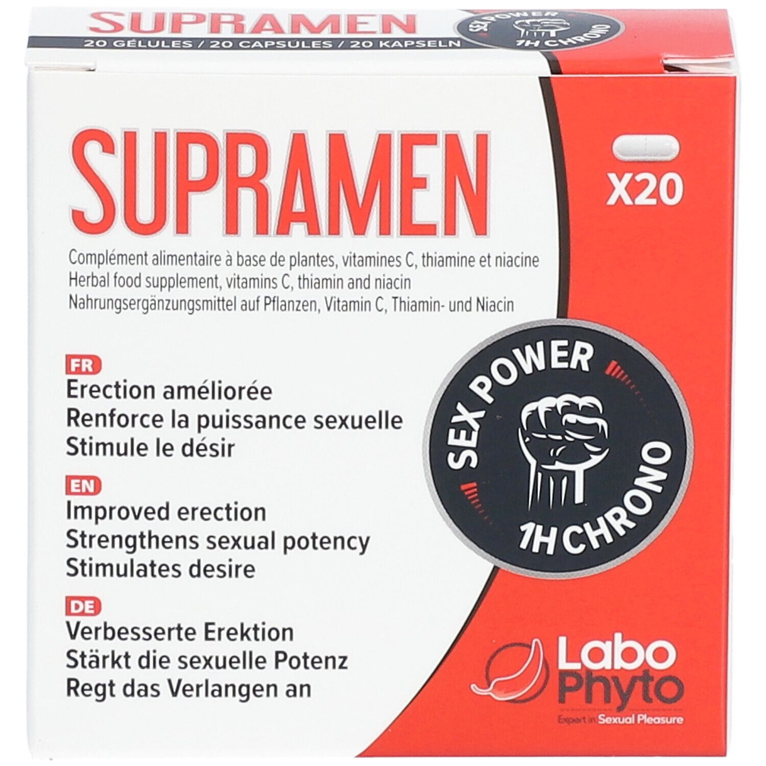 LABOPHYTO Supramen Erection améliorée