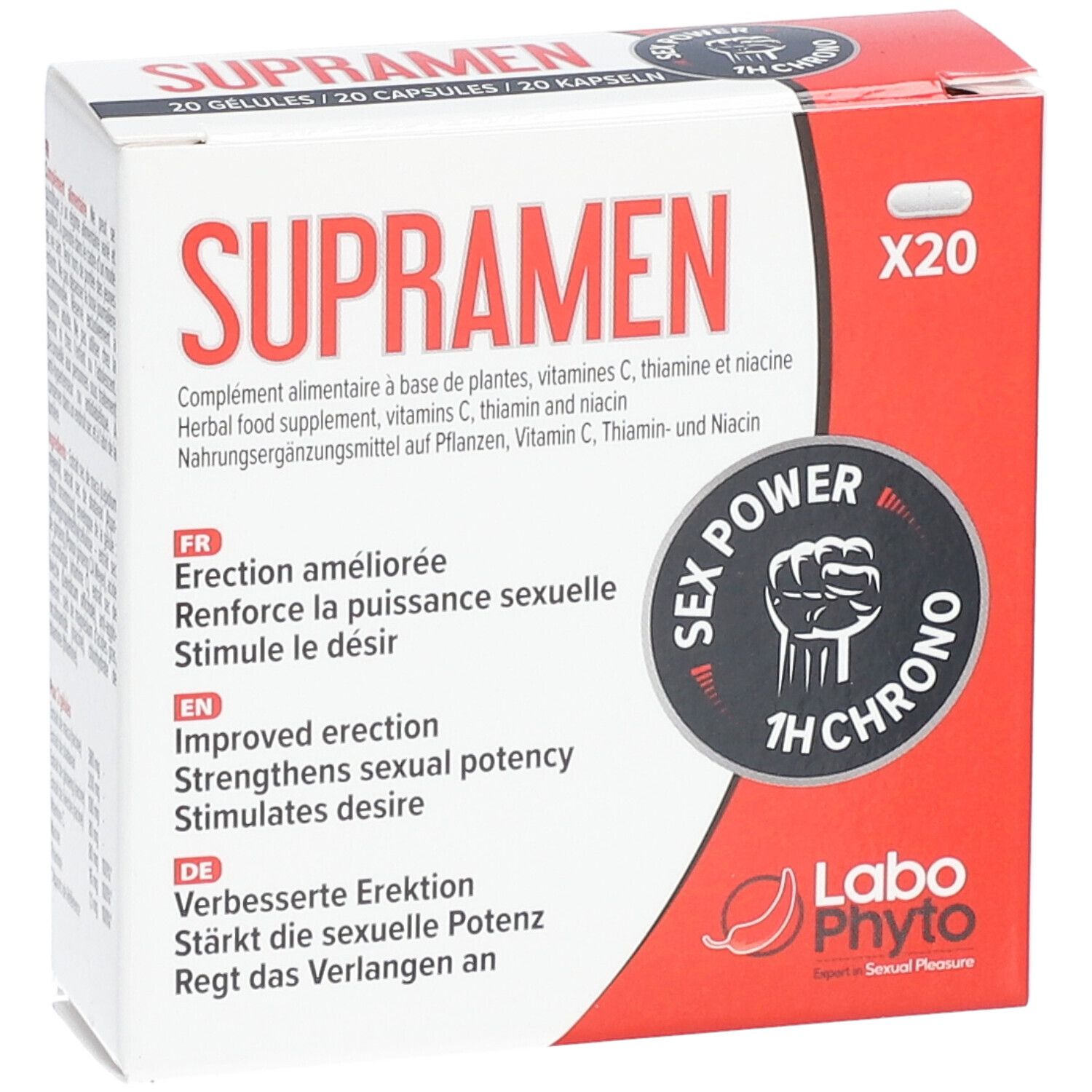 LABOPHYTO Supramen Erection améliorée