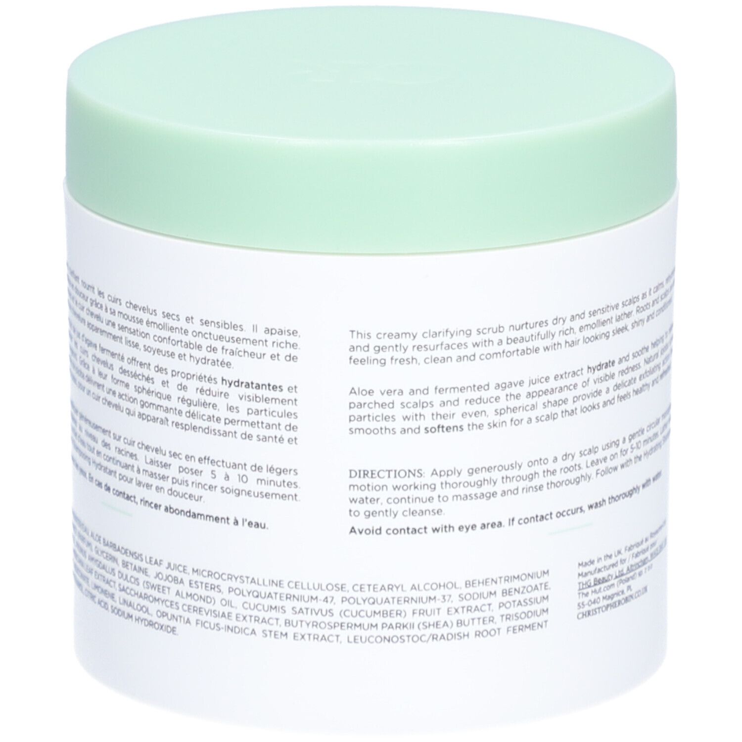 CHRISTOPHE ROBIN Scrub Crème Hydratant à l'Aloe Vera