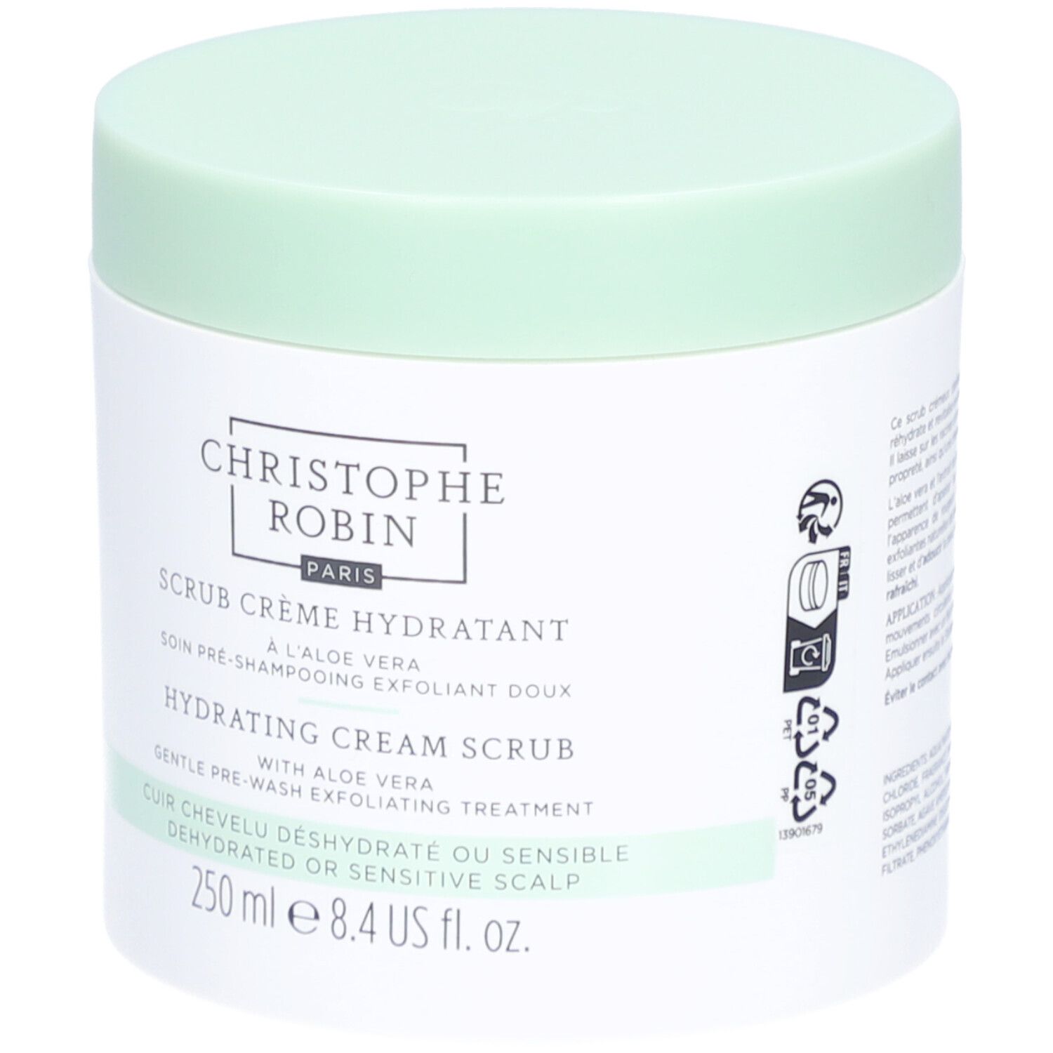 CHRISTOPHE ROBIN Scrub Crème Hydratant à l'Aloe Vera