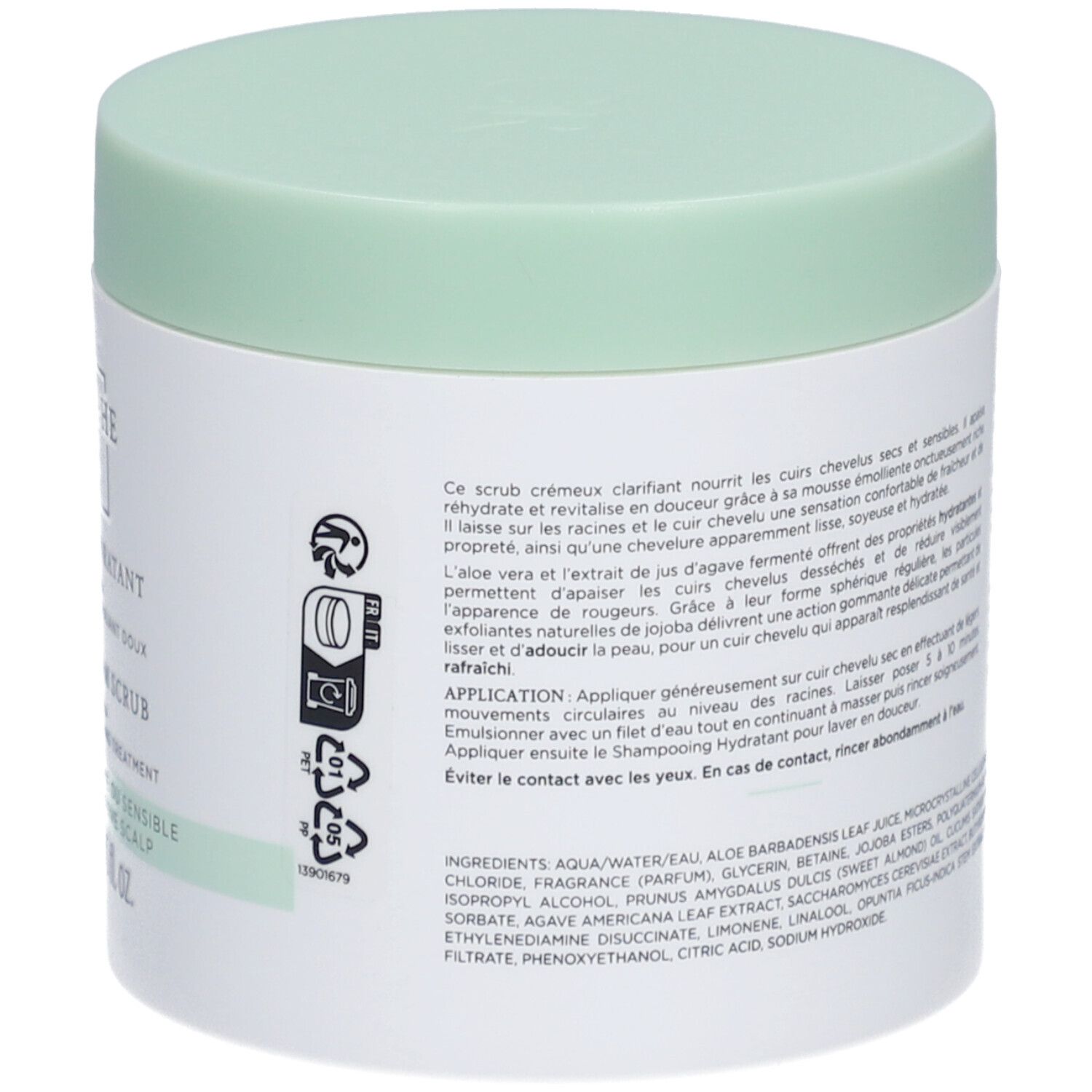 CHRISTOPHE ROBIN Scrub Crème Hydratant à l'Aloe Vera