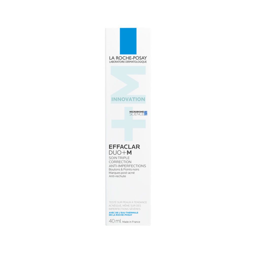 La Roche-Posay Effaclar DUO+M Soin triple correction anti-imperfections. Boutons & Points noirs, Marques post-acné, Anti-rechute 40ml