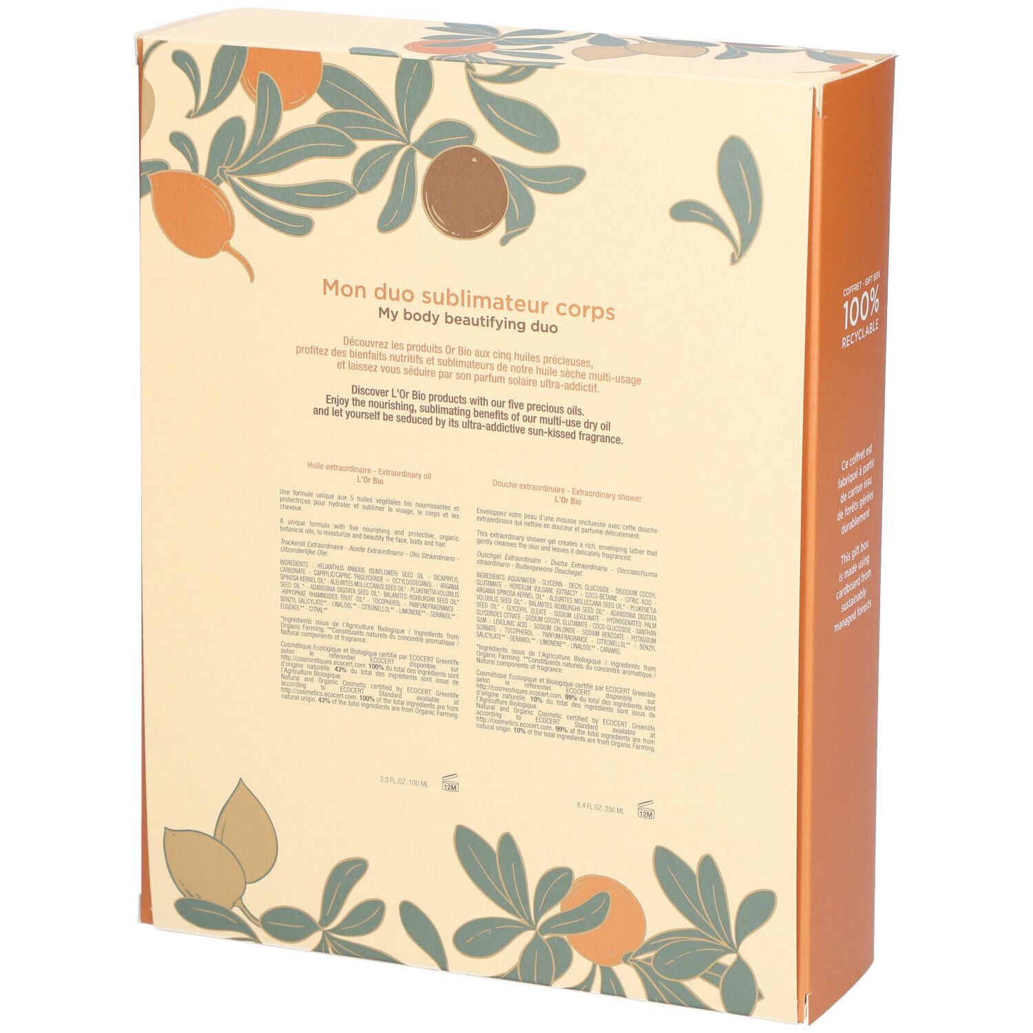 Melvita Coffret L'Or Bio