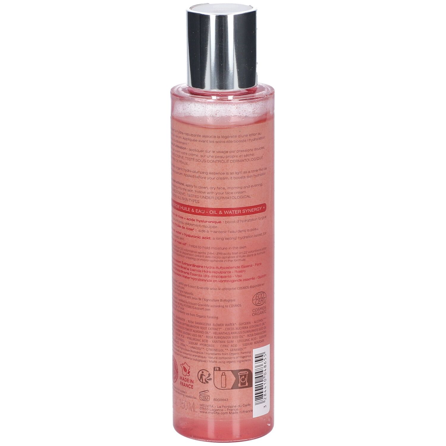 Melvita Eau extraordinaire de rose intense certifiée bio