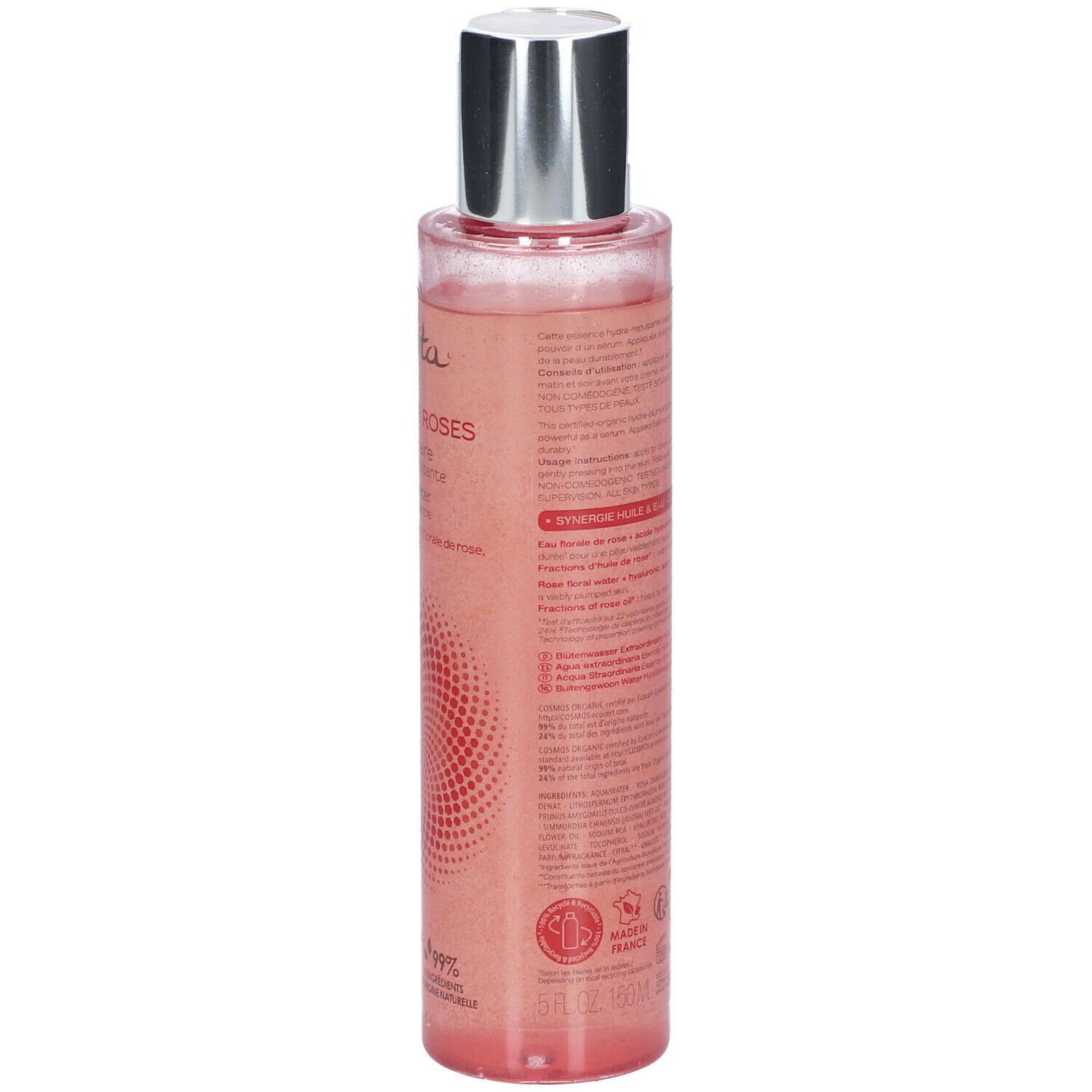 Melvita Eau extraordinaire de rose intense certifiée bio