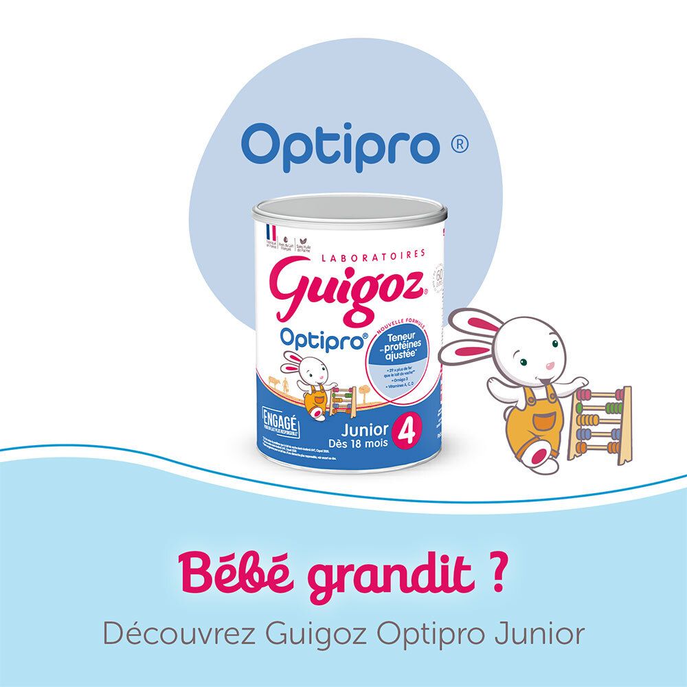 Guigoz Optipro Croissance lait 3ème âge