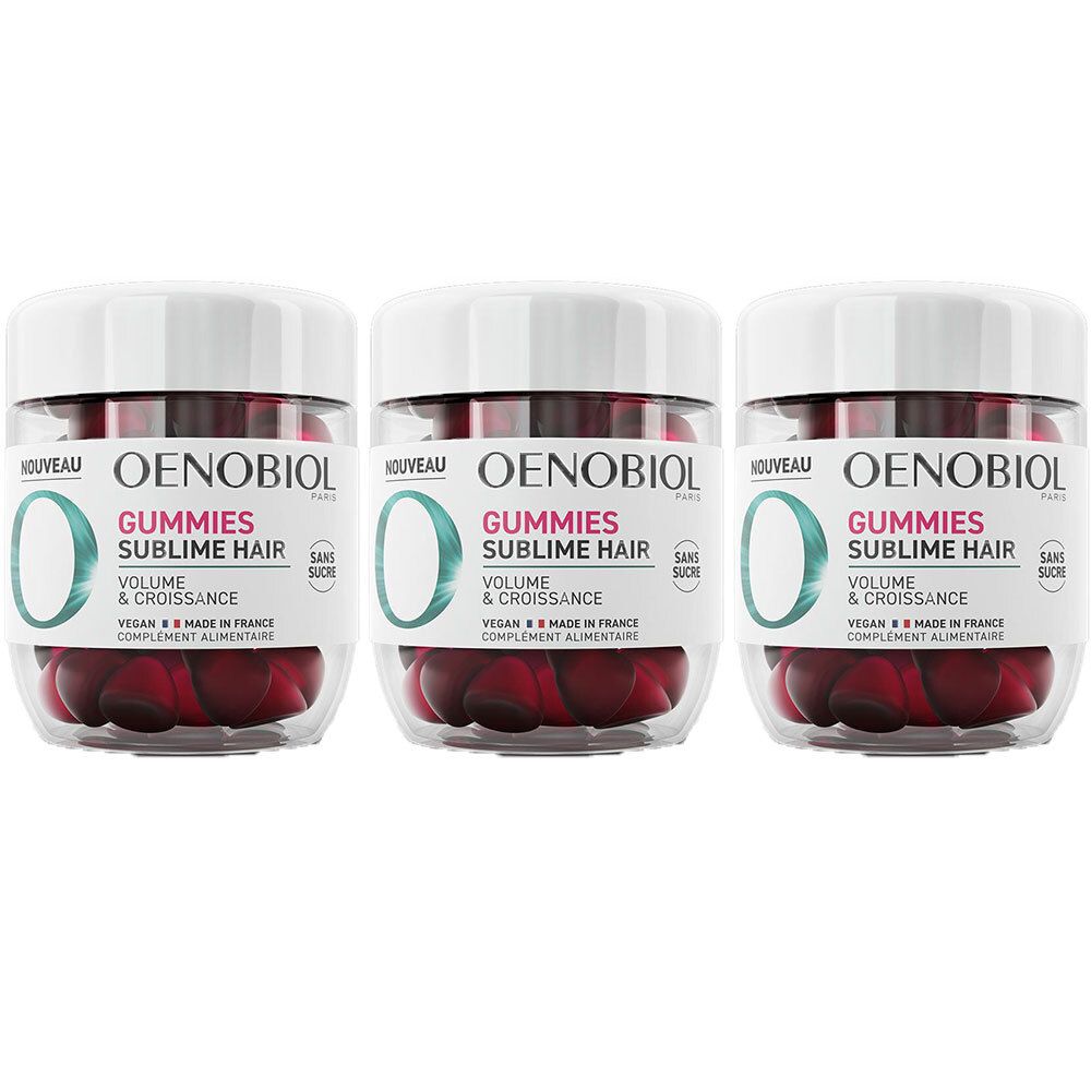 Oenobiol Gummies Sublime Hair Volume And Croissance 3x60 Pcs Redcare