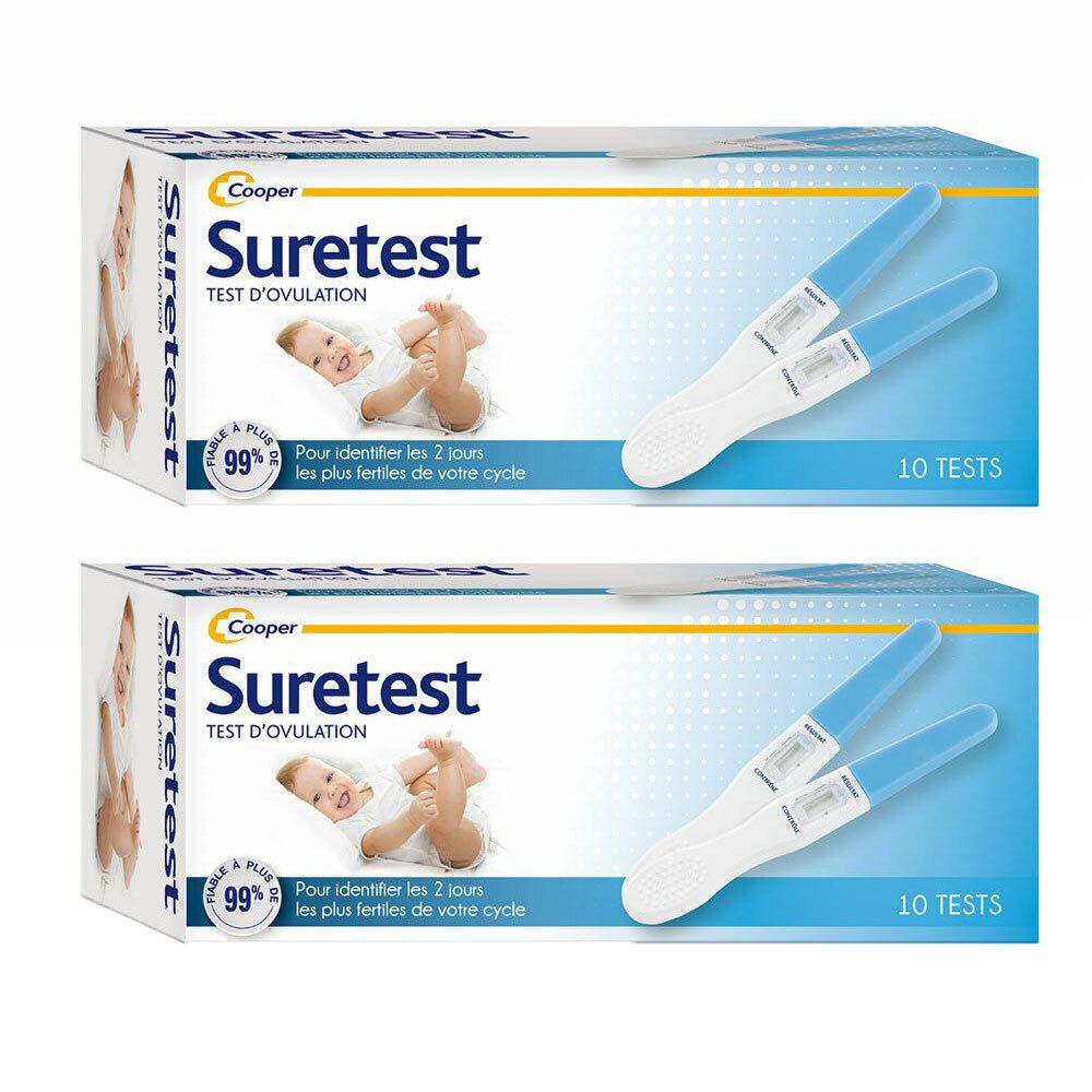 SURETEST OVULATION B10 2x10 pc(s) - Redcare Pharmacie