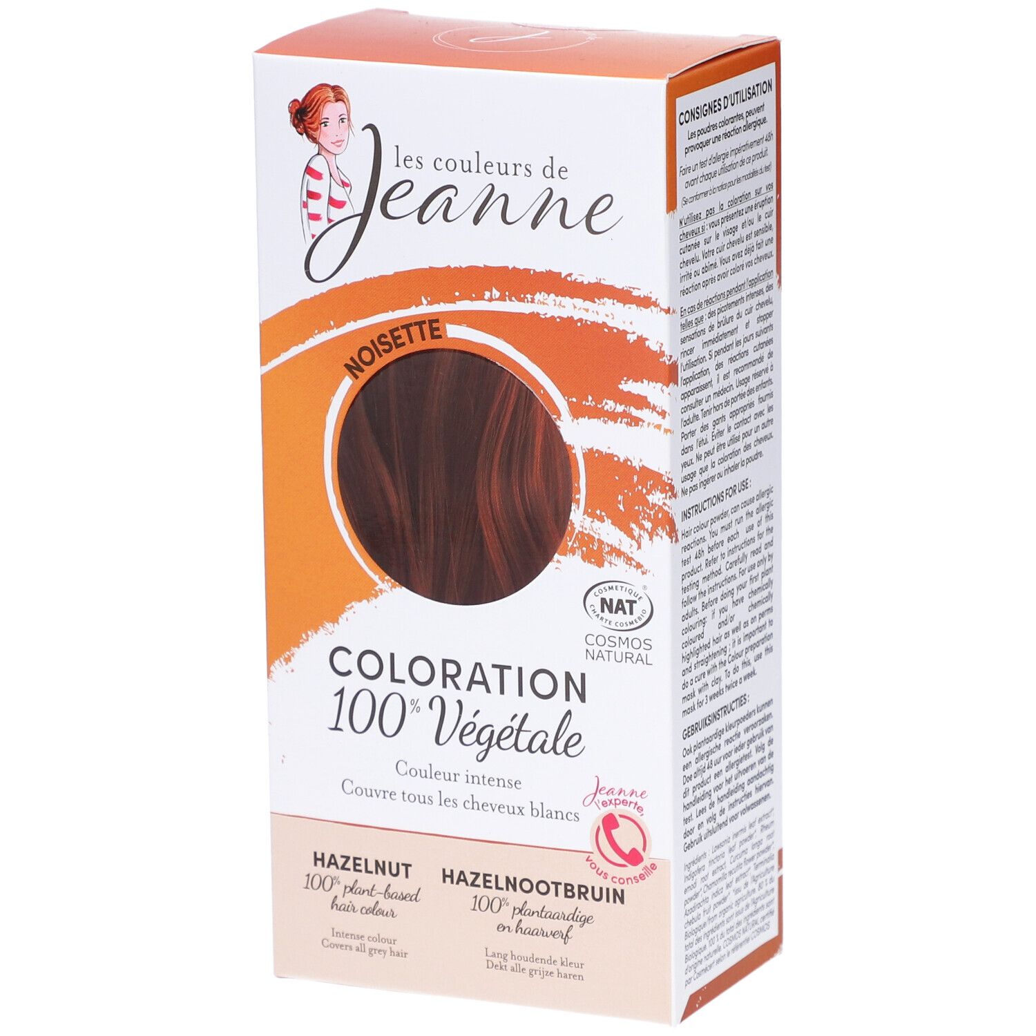 Coloration Noisette 100% végétale 100 g
