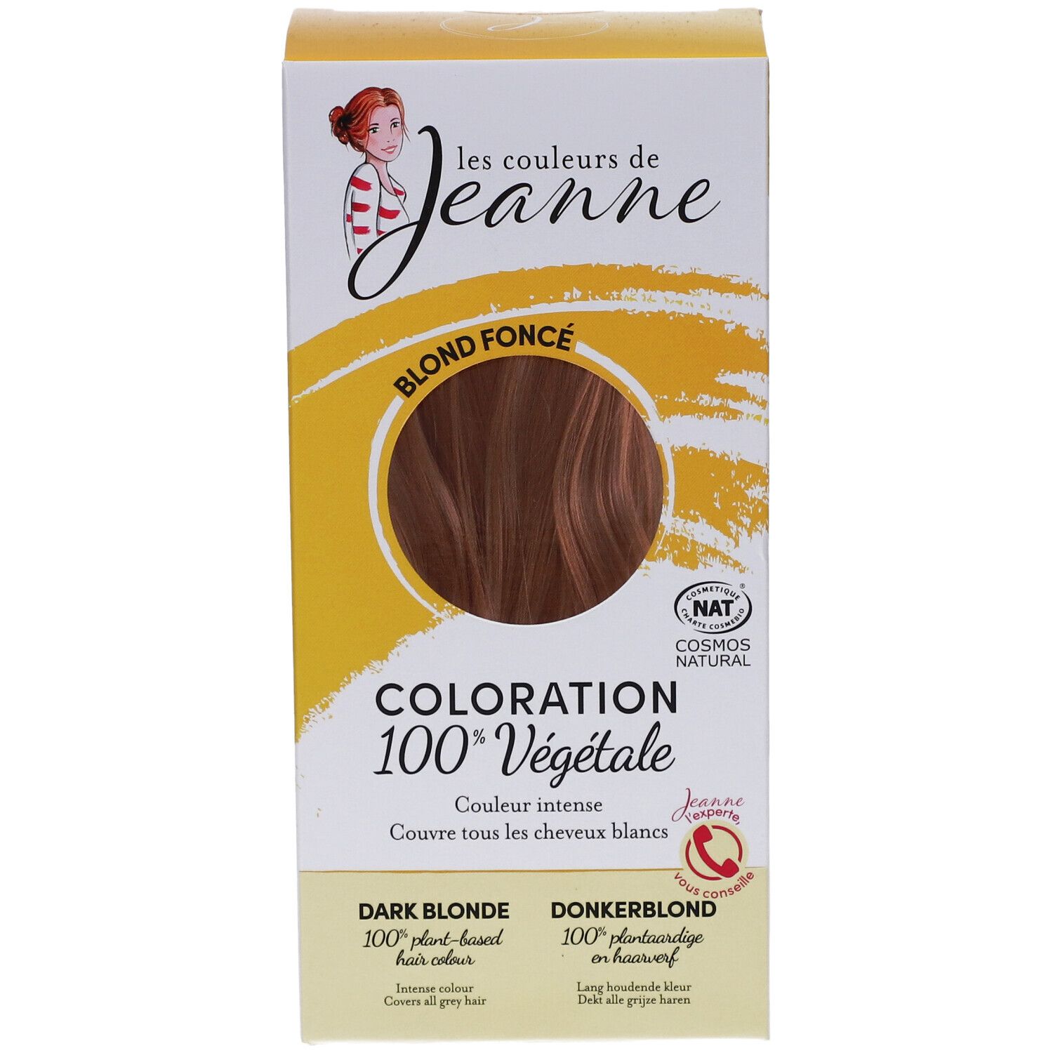 Coloration Blond foncé 100% végétale 100 g