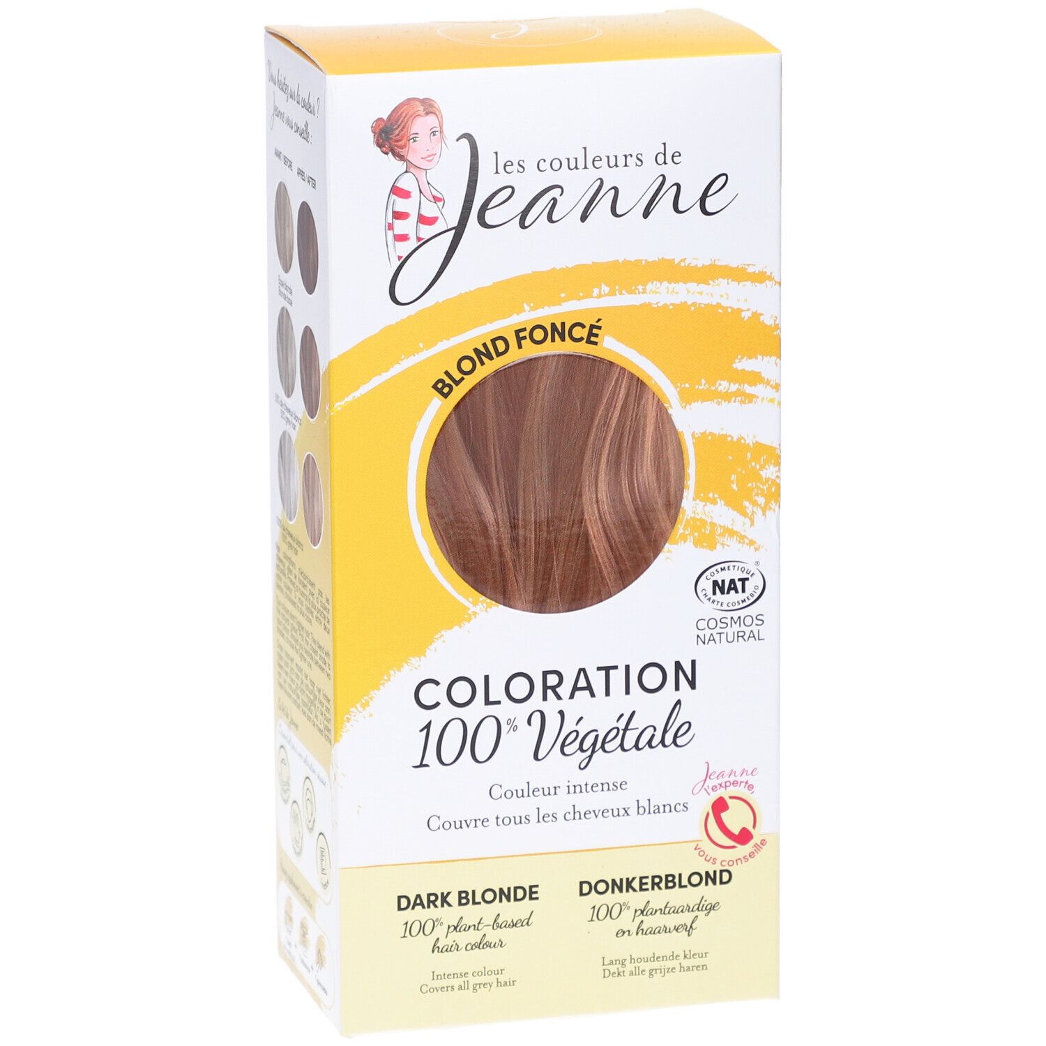 Coloration Blond foncé 100% végétale 100 g