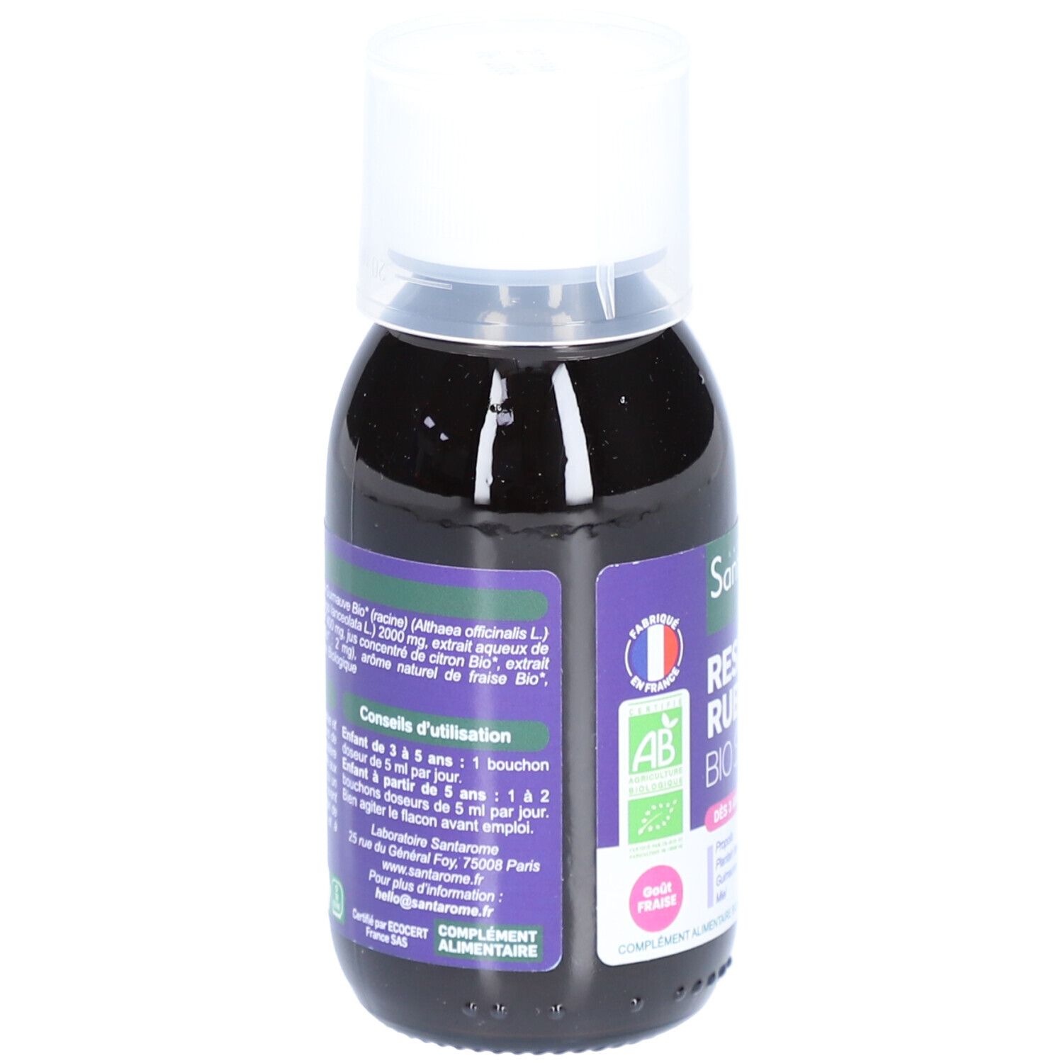 Santarome Bio Respi'Rub Junior Bio Sirop