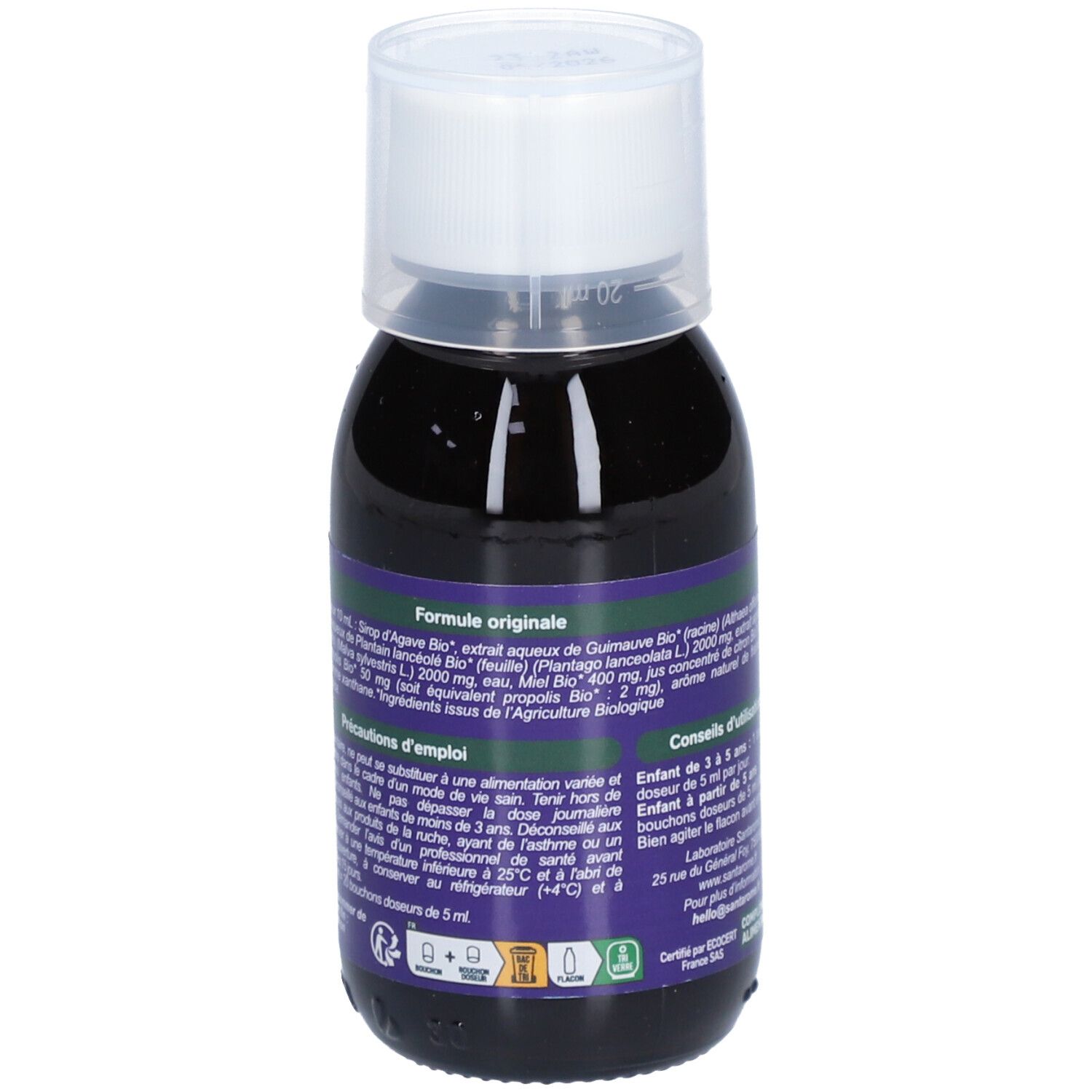 Santarome Bio Respi'Rub Junior Bio Sirop