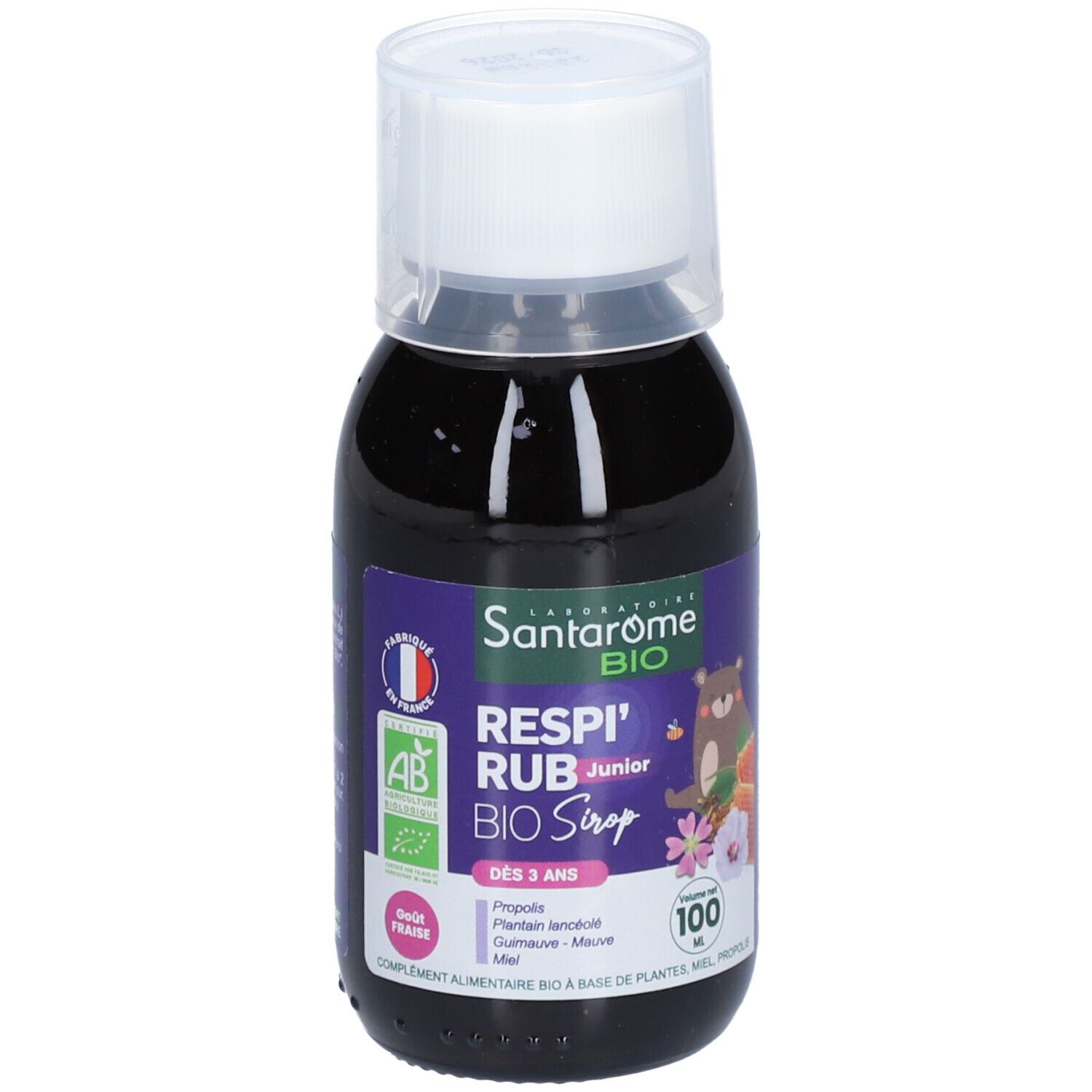 Santarome Bio Respi'Rub Junior Bio Sirop