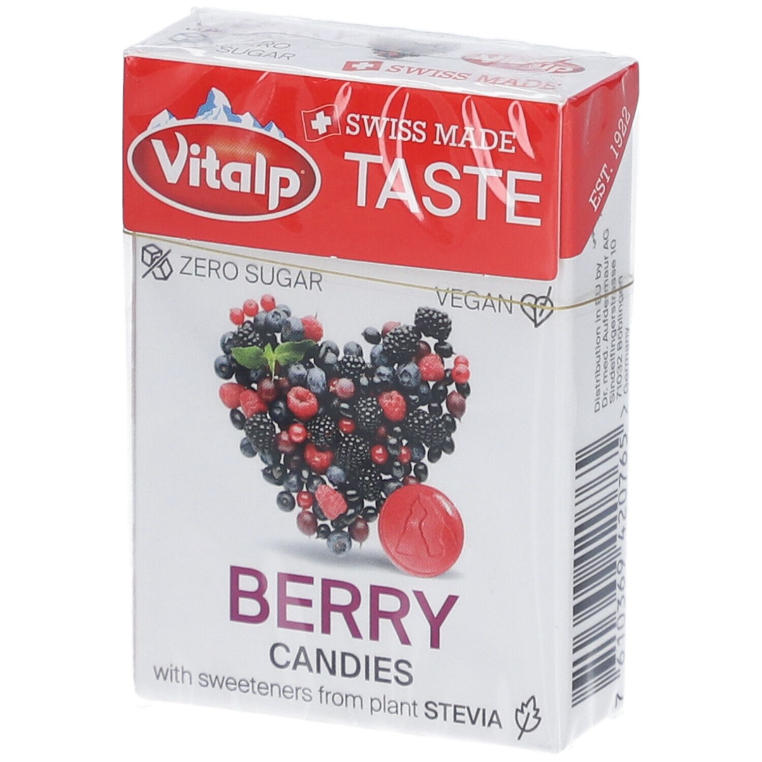 Vitalp Bonbons aux Baies Sans Sucre