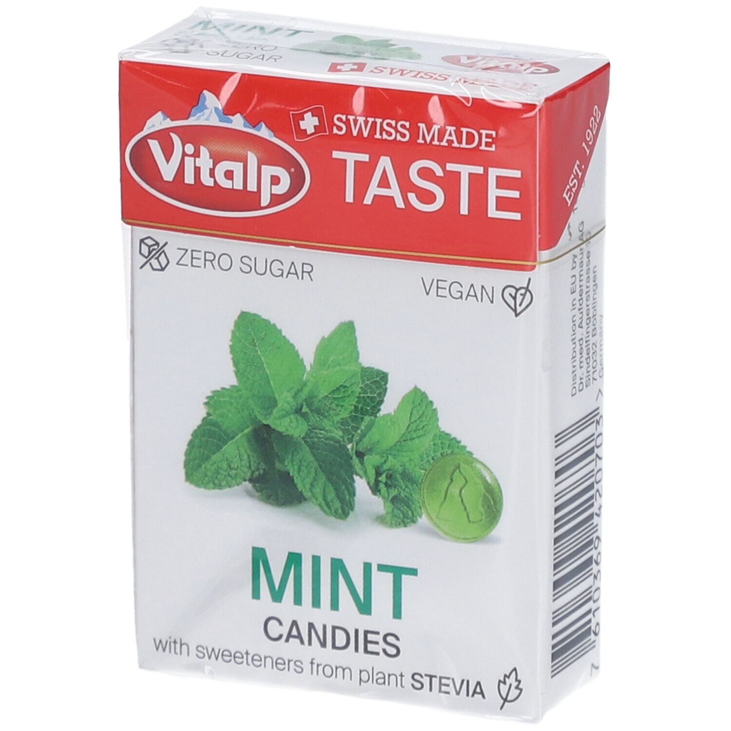 Vitalp Bonbons à la Menthe Sans Sucre