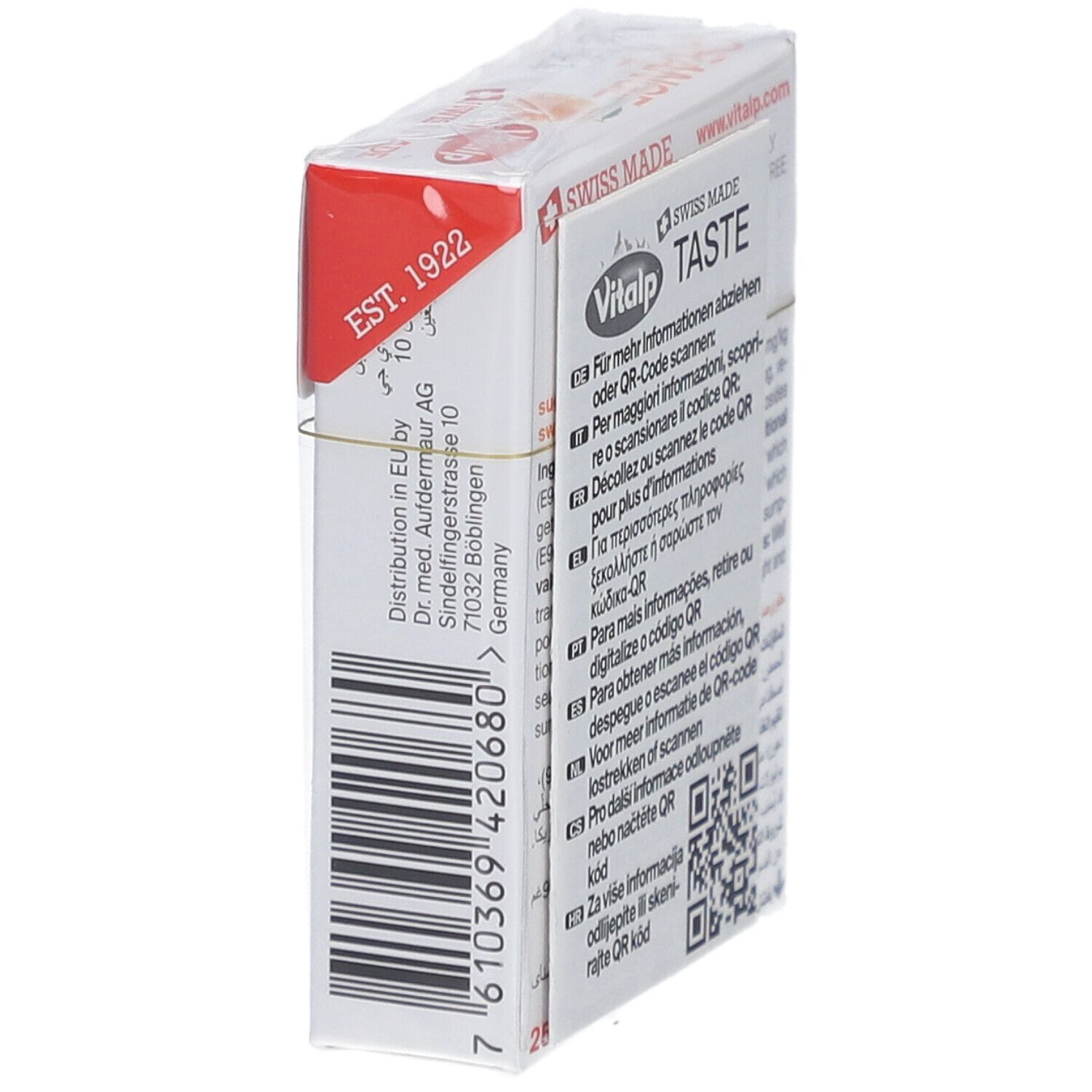 Vitalp Bonbons Sans Sucre Orange