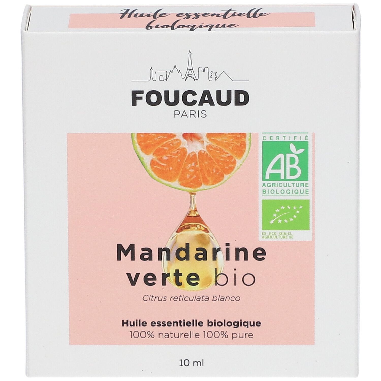 FOUCAUD Huile Essentielle Mandarine verte bio
