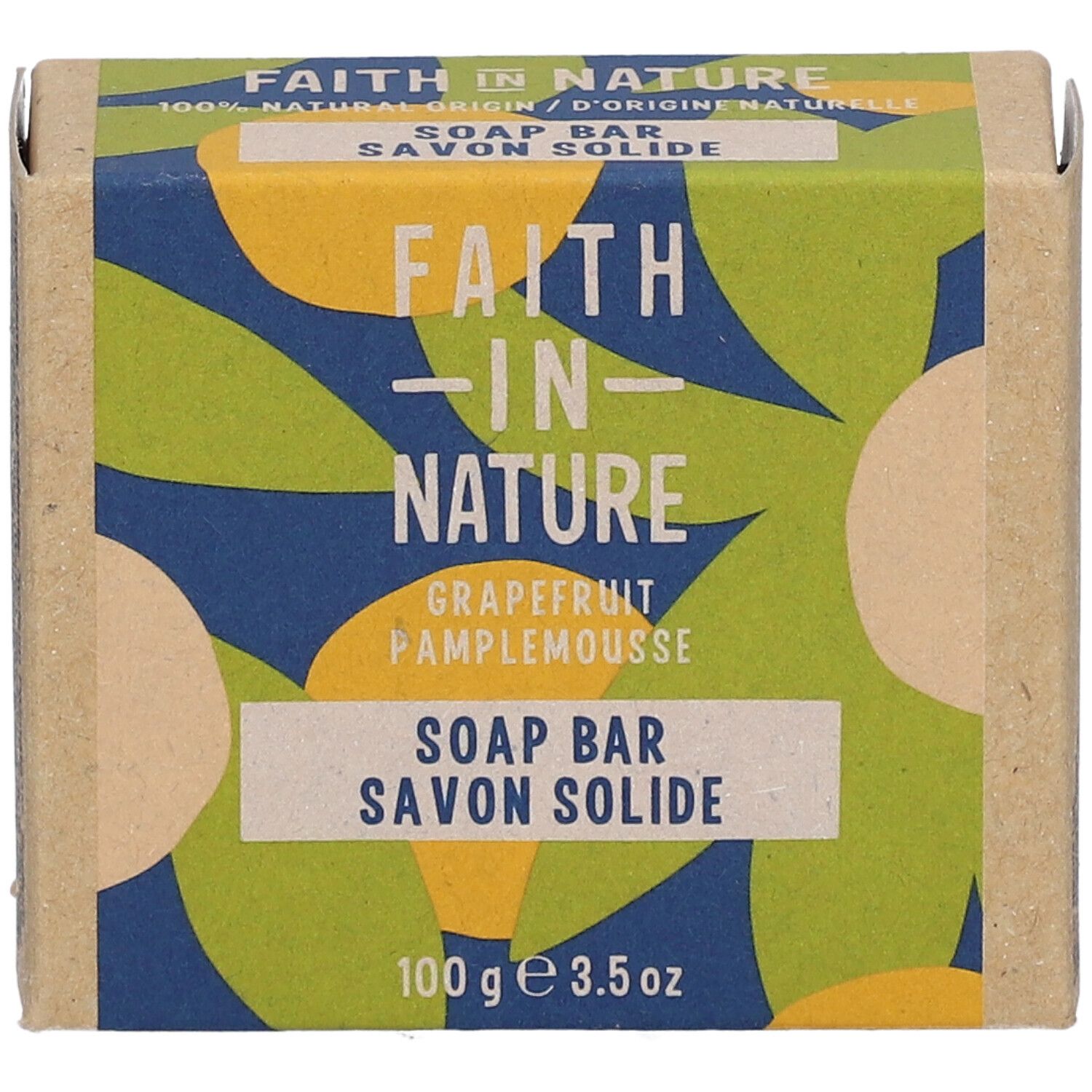 FAITH IN NATURE Savon solide pamplemousse