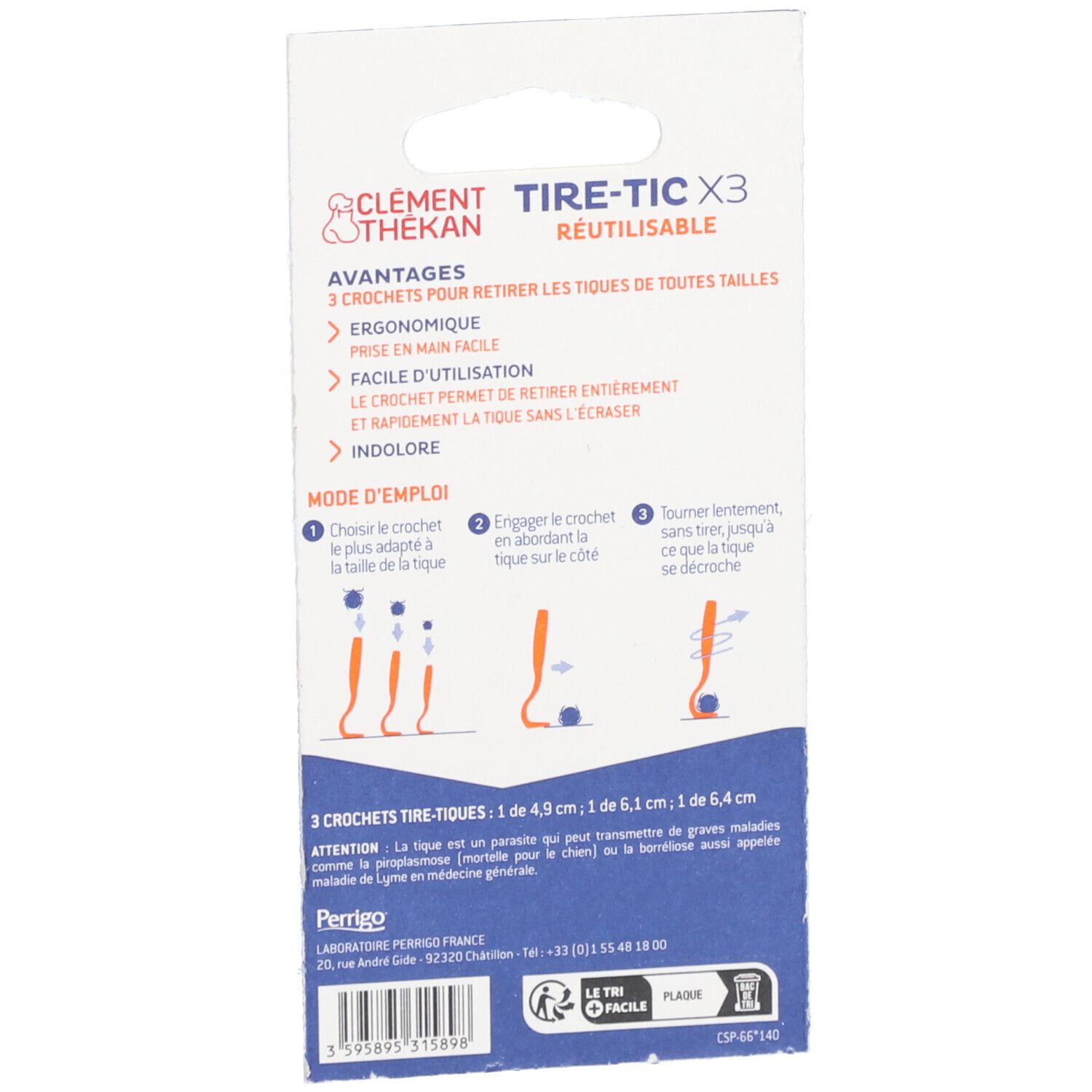 CLÉMENT THÉKAN TIRE - TIC - Crochet tire-tique.  - bt 3