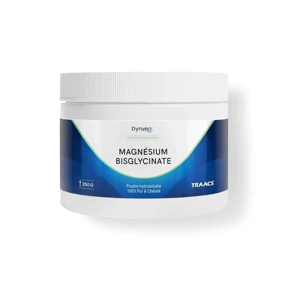 DYNVEO Magnésium Bisglycinate Chélaté poudre, pot de 250g.