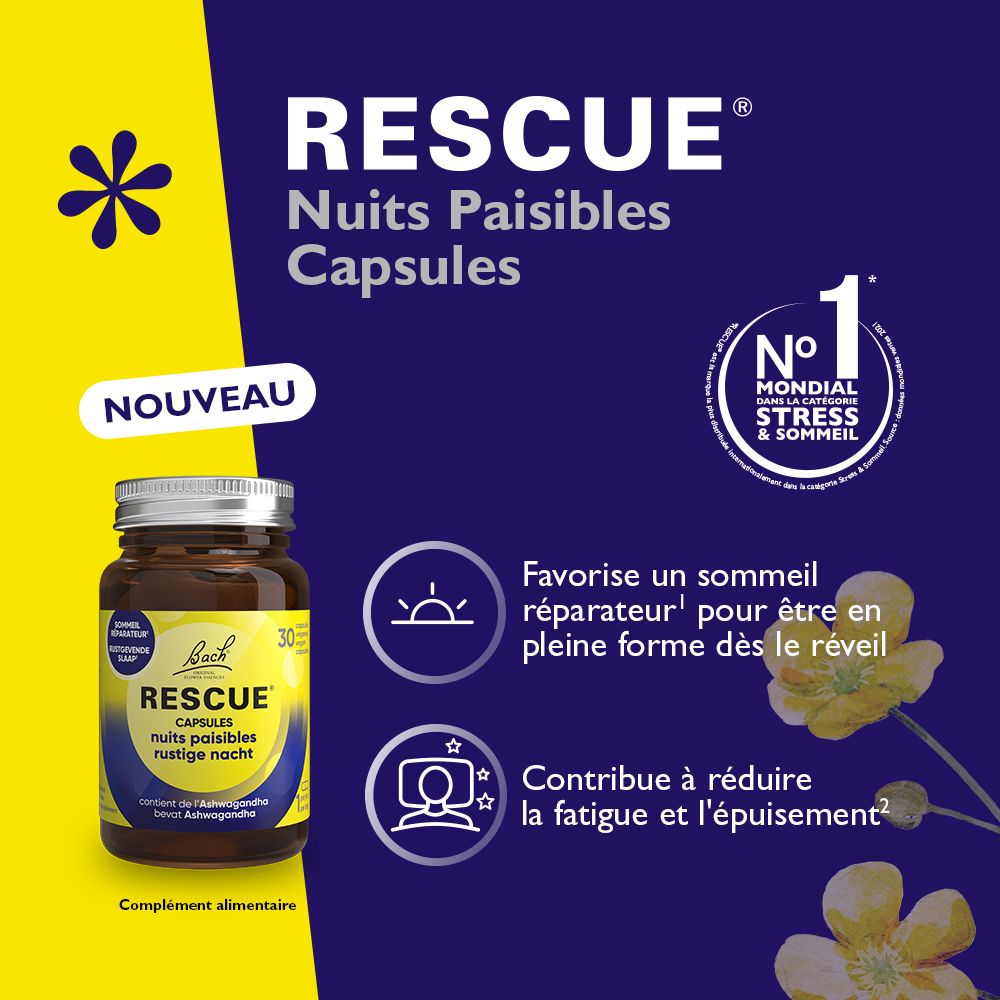 RESCUE® Nuits Paisibles Capsules
