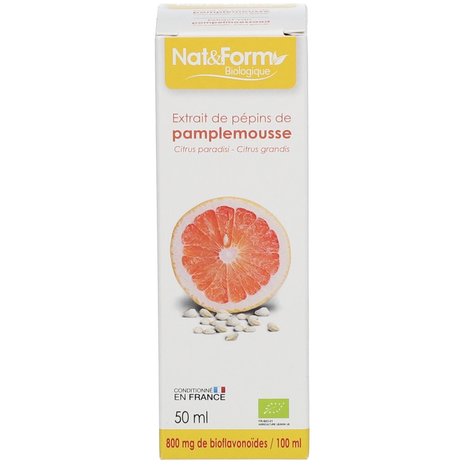 Nat&Form EXTRAIT DE PÉPINS DE PAMPLEMOUSSE