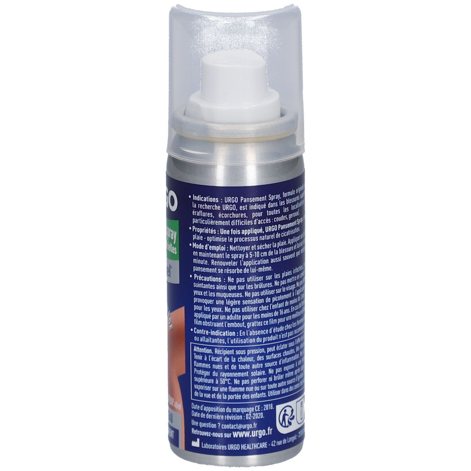 URGO Filmogel Pansement spray Blessures Superficielles