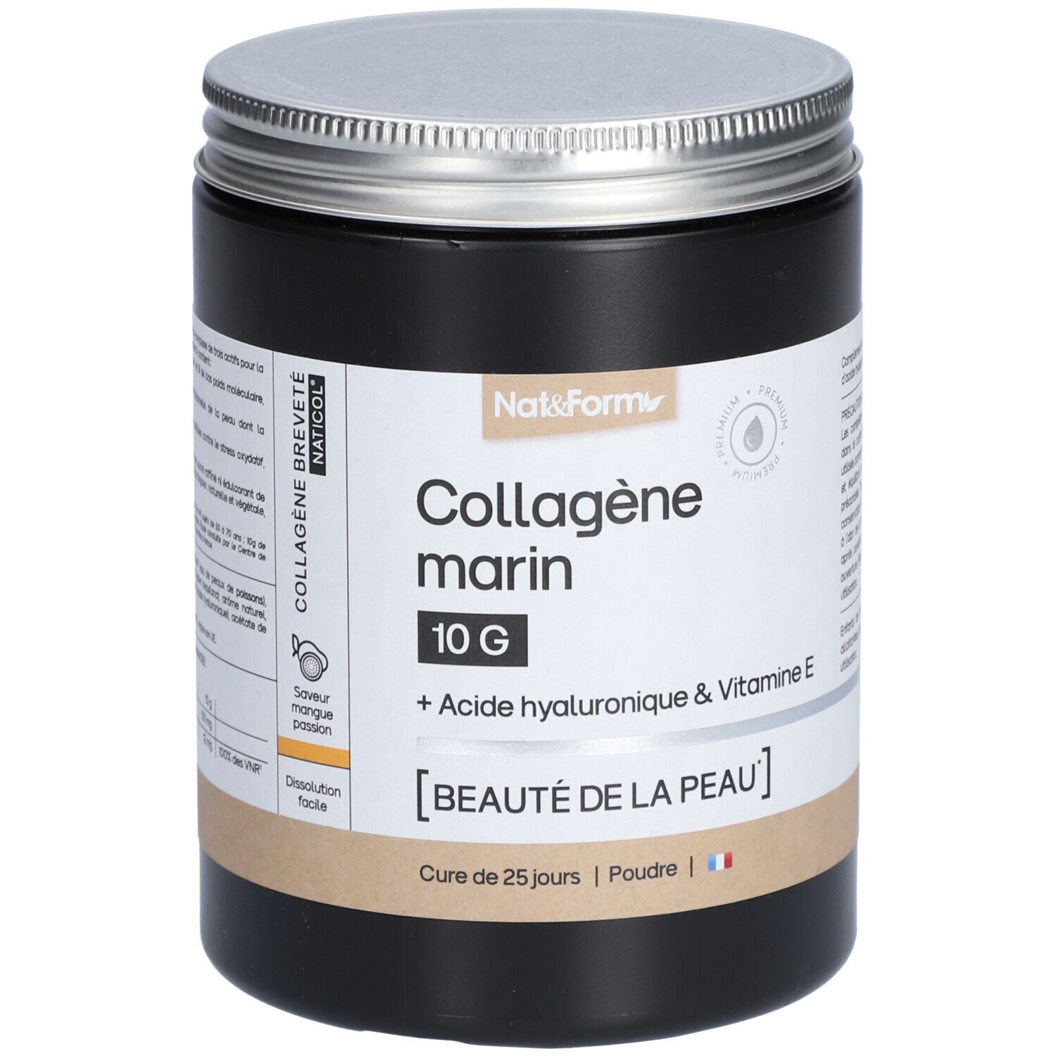 Nat&Form Collagène marin beauté de la peau en poudre