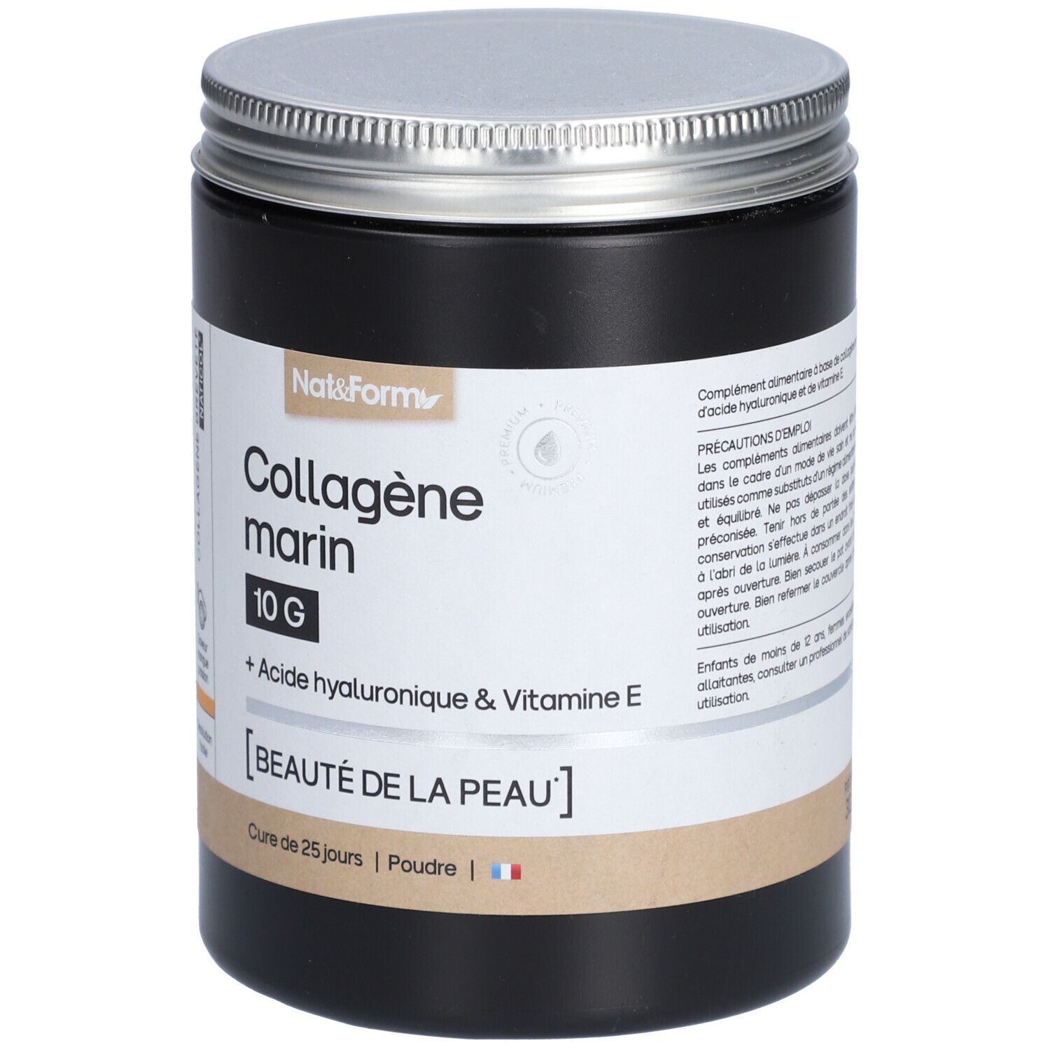 Nat&Form Collagène marin beauté de la peau en poudre