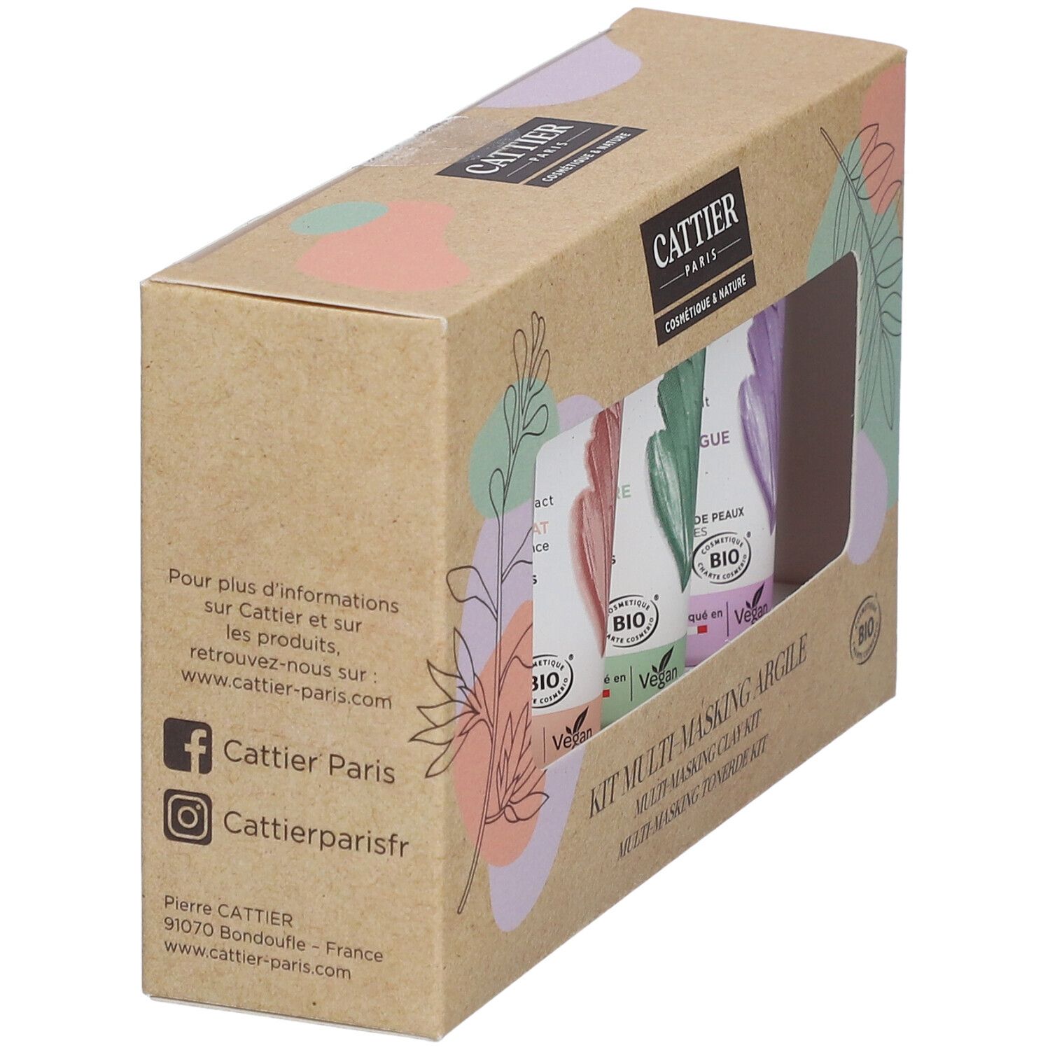 CATTIER Coffret Multi-masking à l'argile