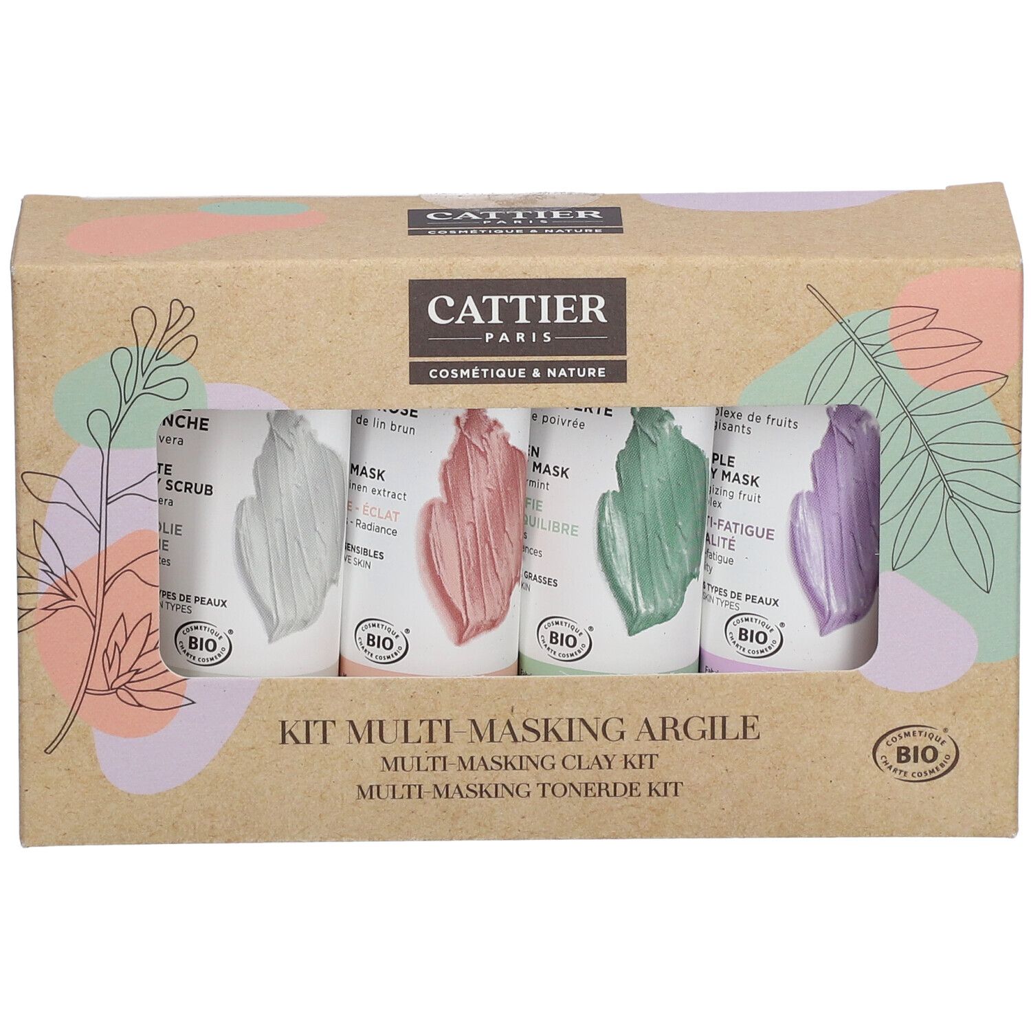 CATTIER Coffret Multi-masking à l'argile