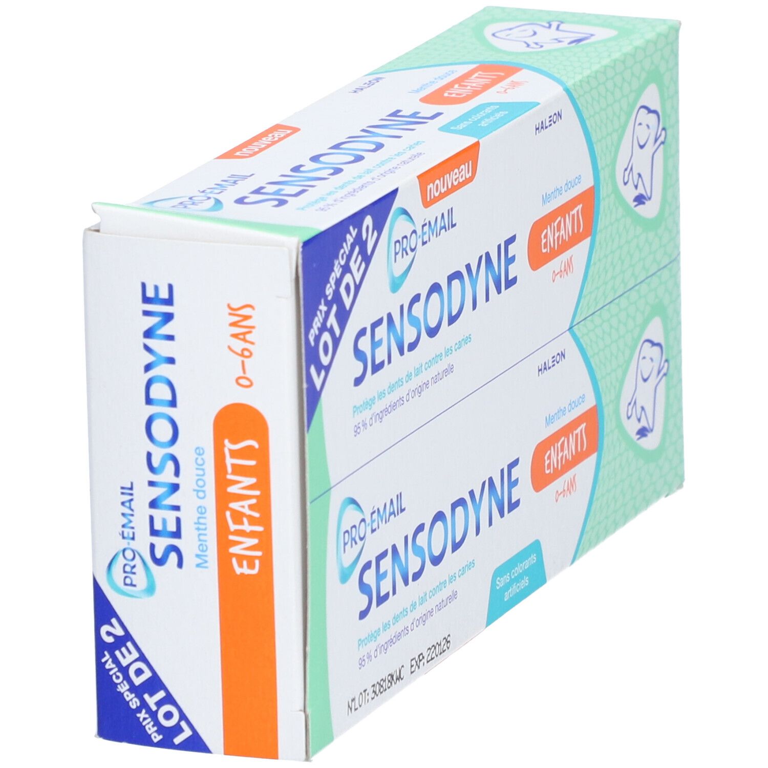 SENSODYNE Pro-émail Dentifrice Enfants 0-6 ans à la menthe douce